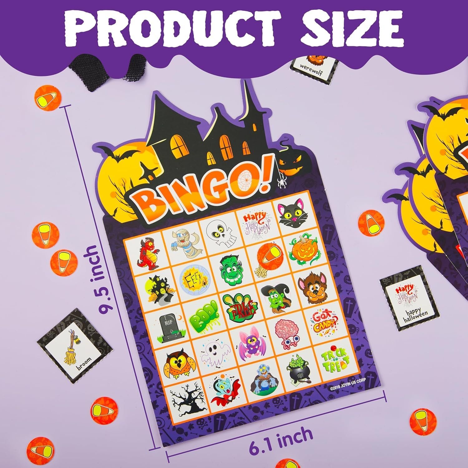 32Pcs Halloween Bingo Game Cards - Image 5