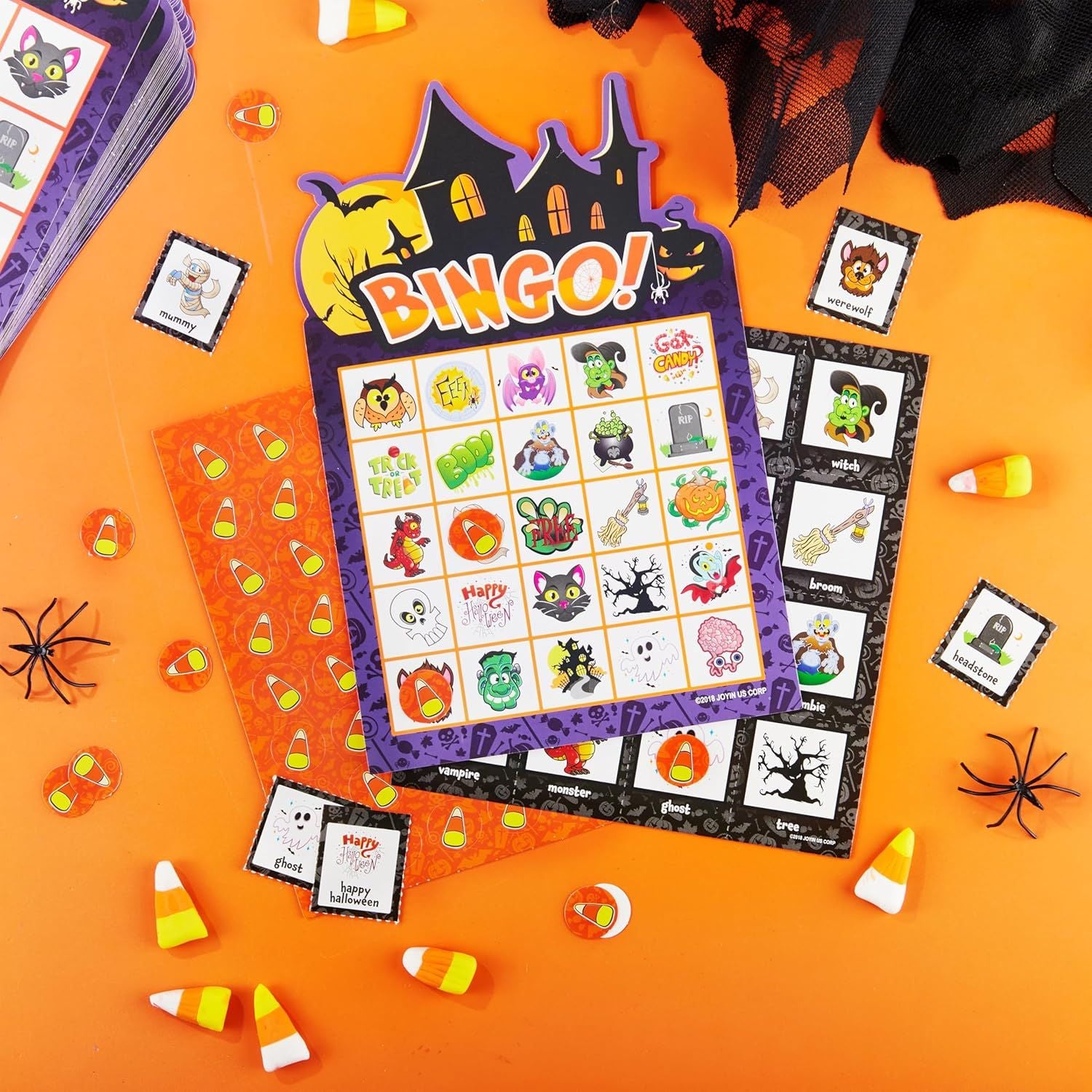 32Pcs Halloween Bingo Game Cards - Image 6