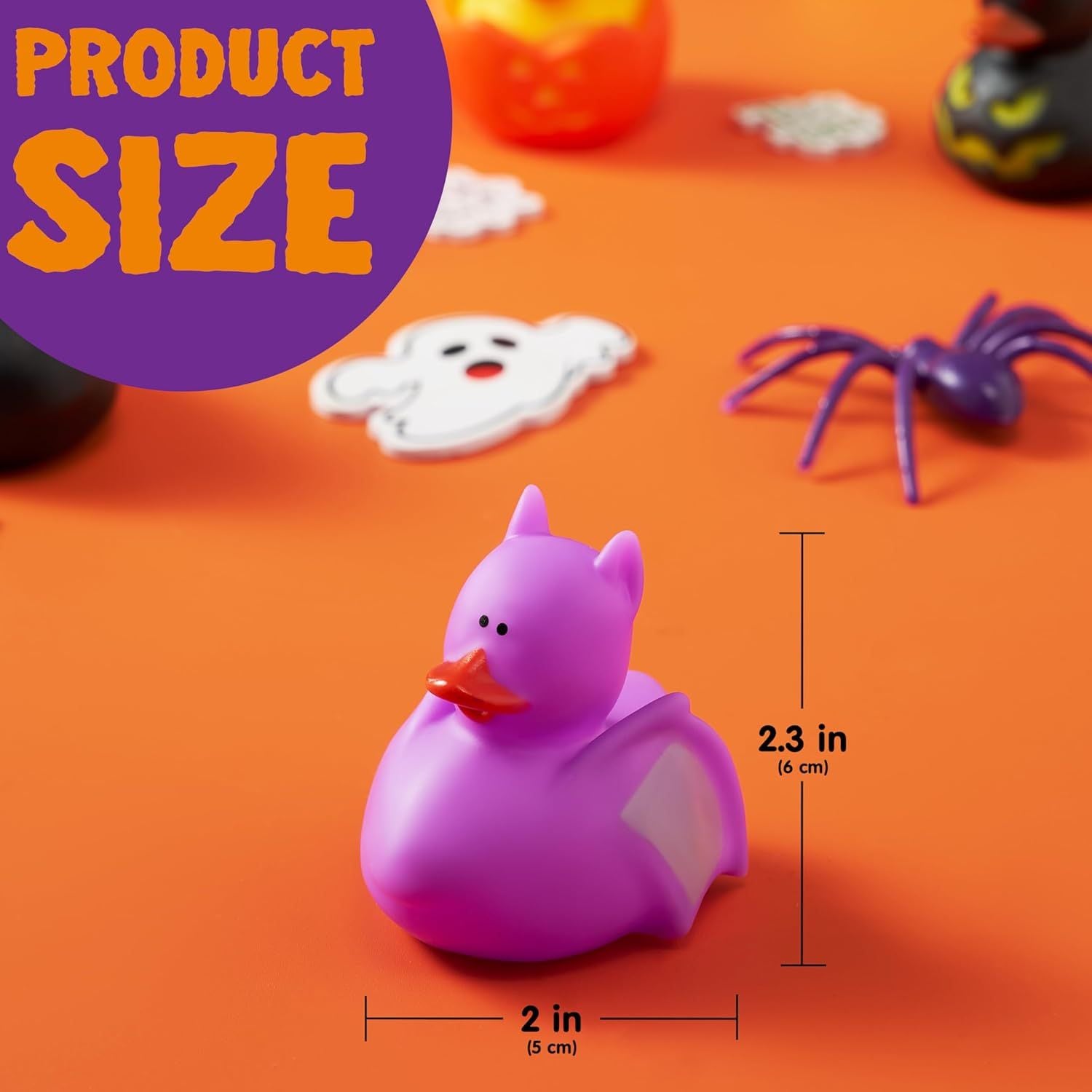 18Pcs Halloween Fancy Novelty Assorted Rubber Ducks - Image 5