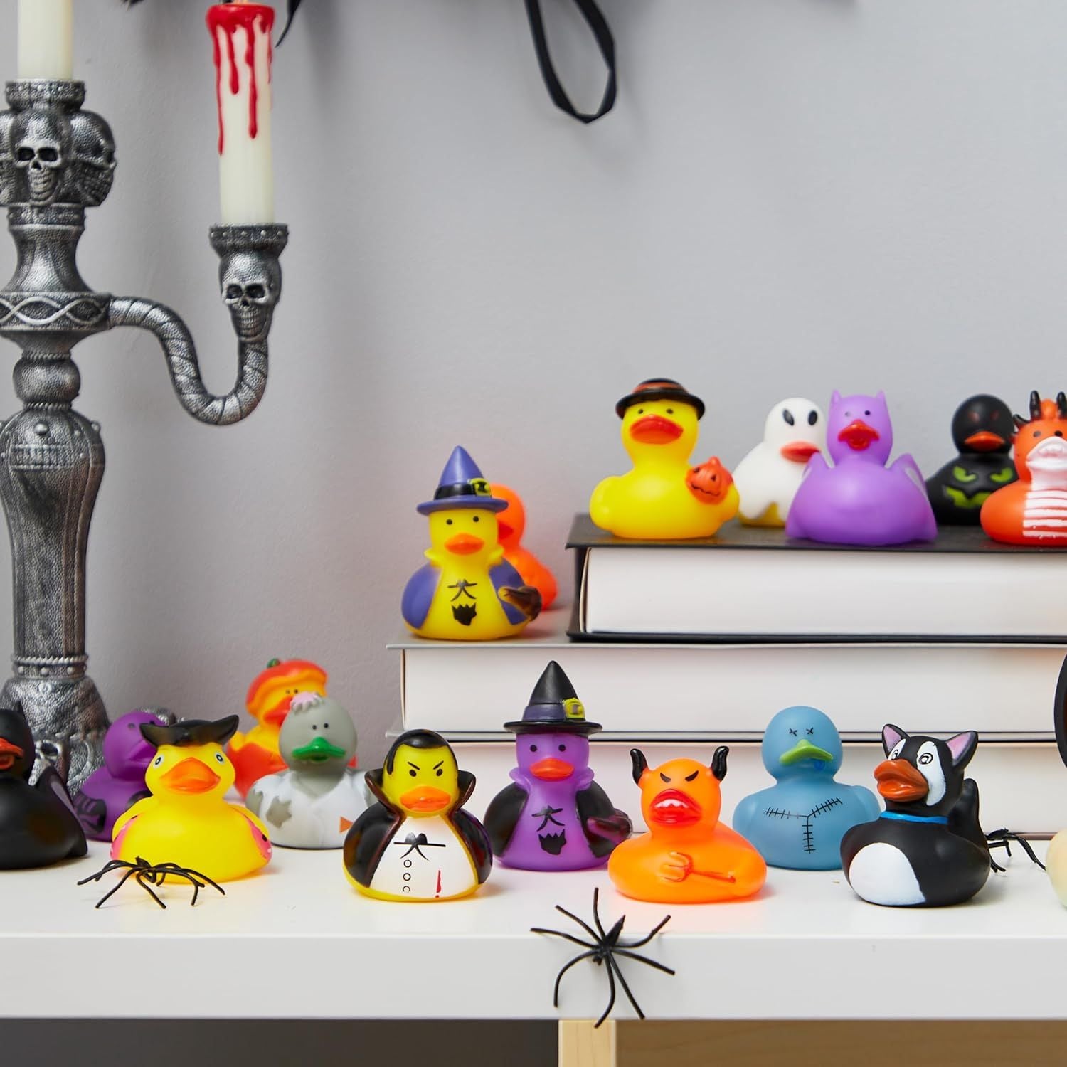18Pcs Halloween Fancy Novelty Assorted Rubber Ducks - Image 8
