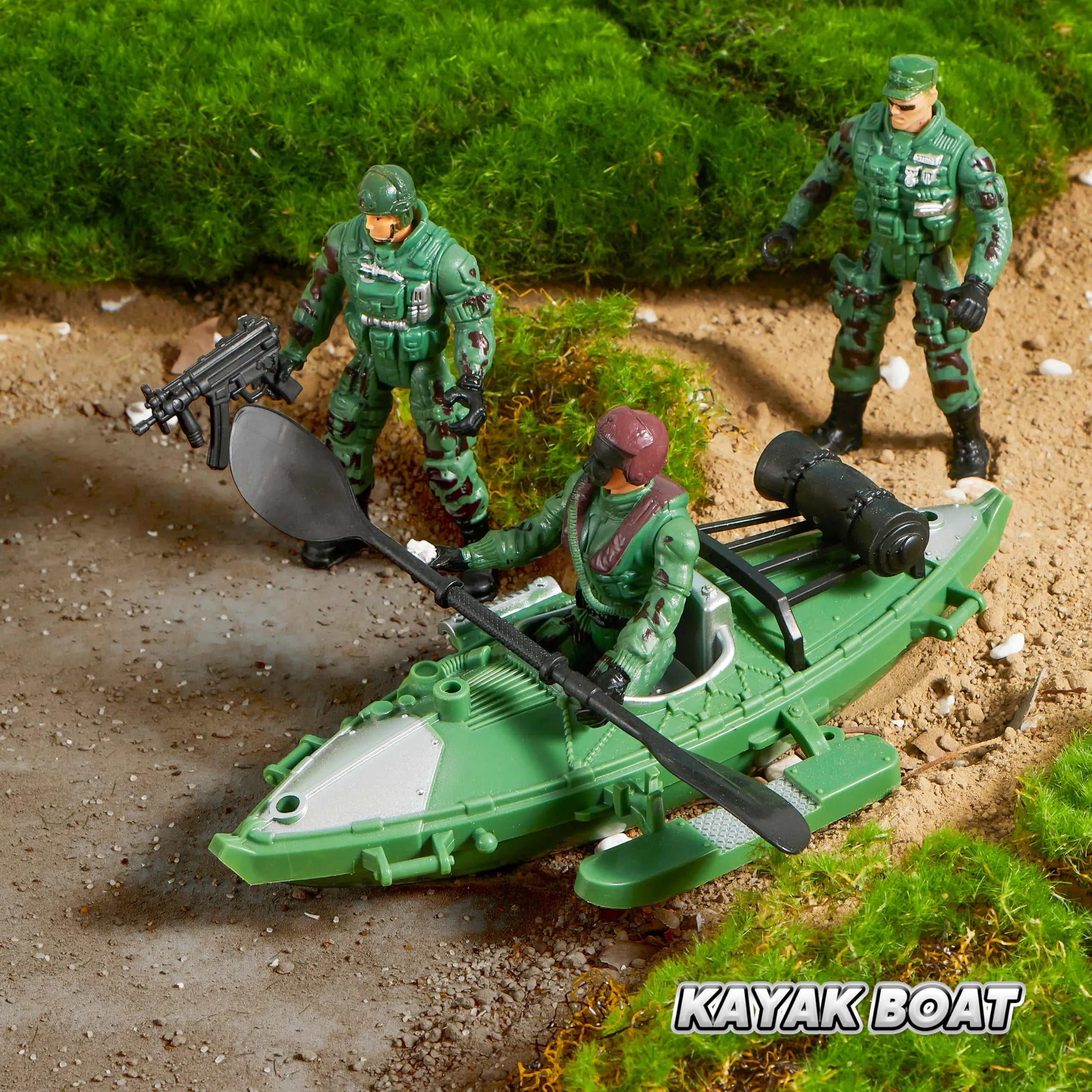 10-in-1 Jumbo Military Transport Helicopter Toy Set - Image 2