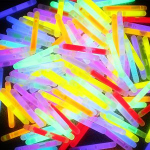 100 Pcs Mini 2 in Glow Sticks Bulk