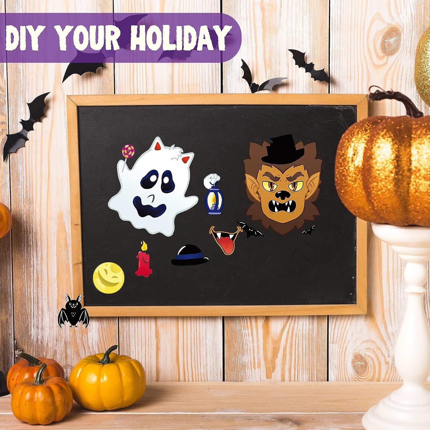 36 Pcs Make-a-face Sticker Sheets - Image 7