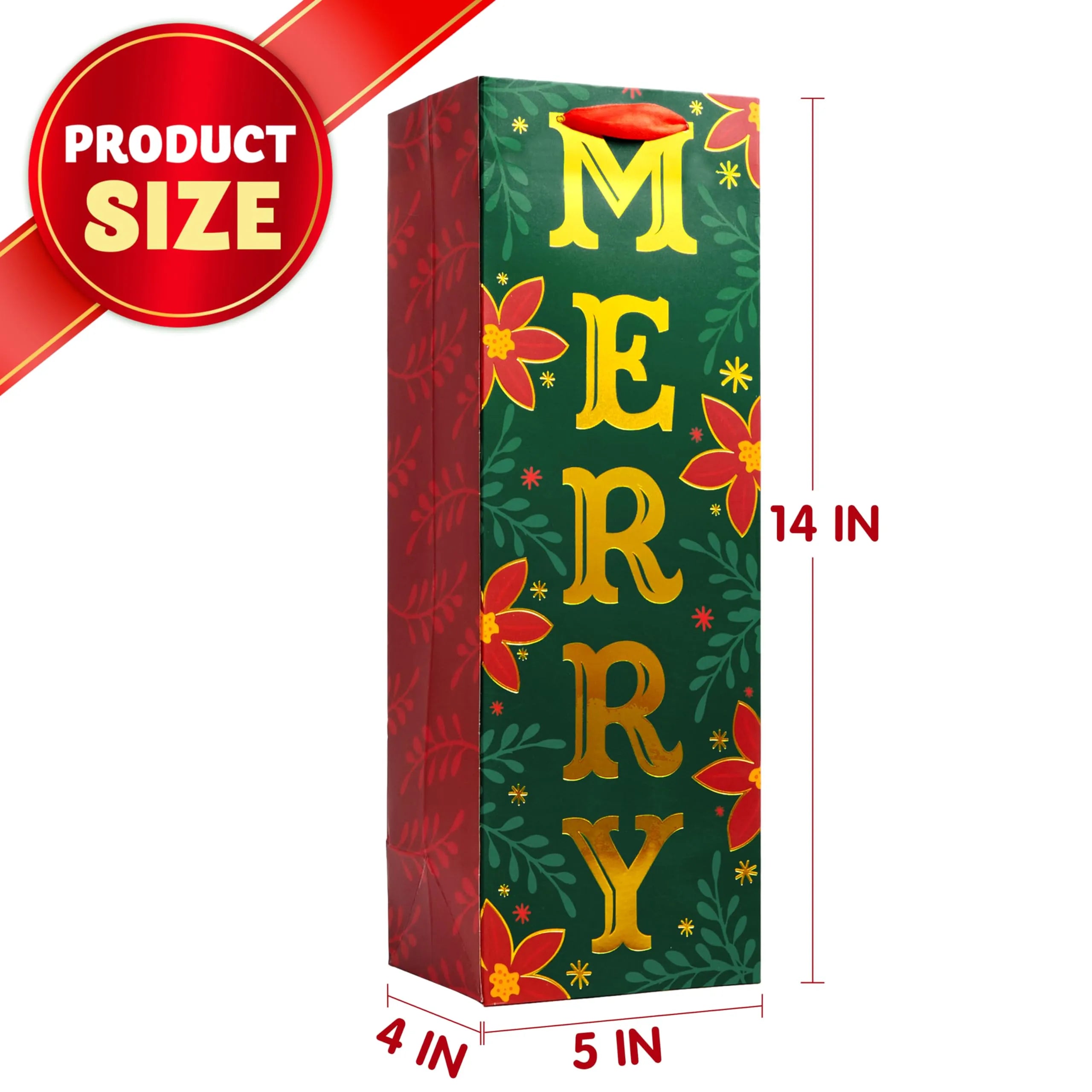 12 PCS Christmas Wine Gift Bags Holiday Wine Bottles Wrap Bags - Image 8