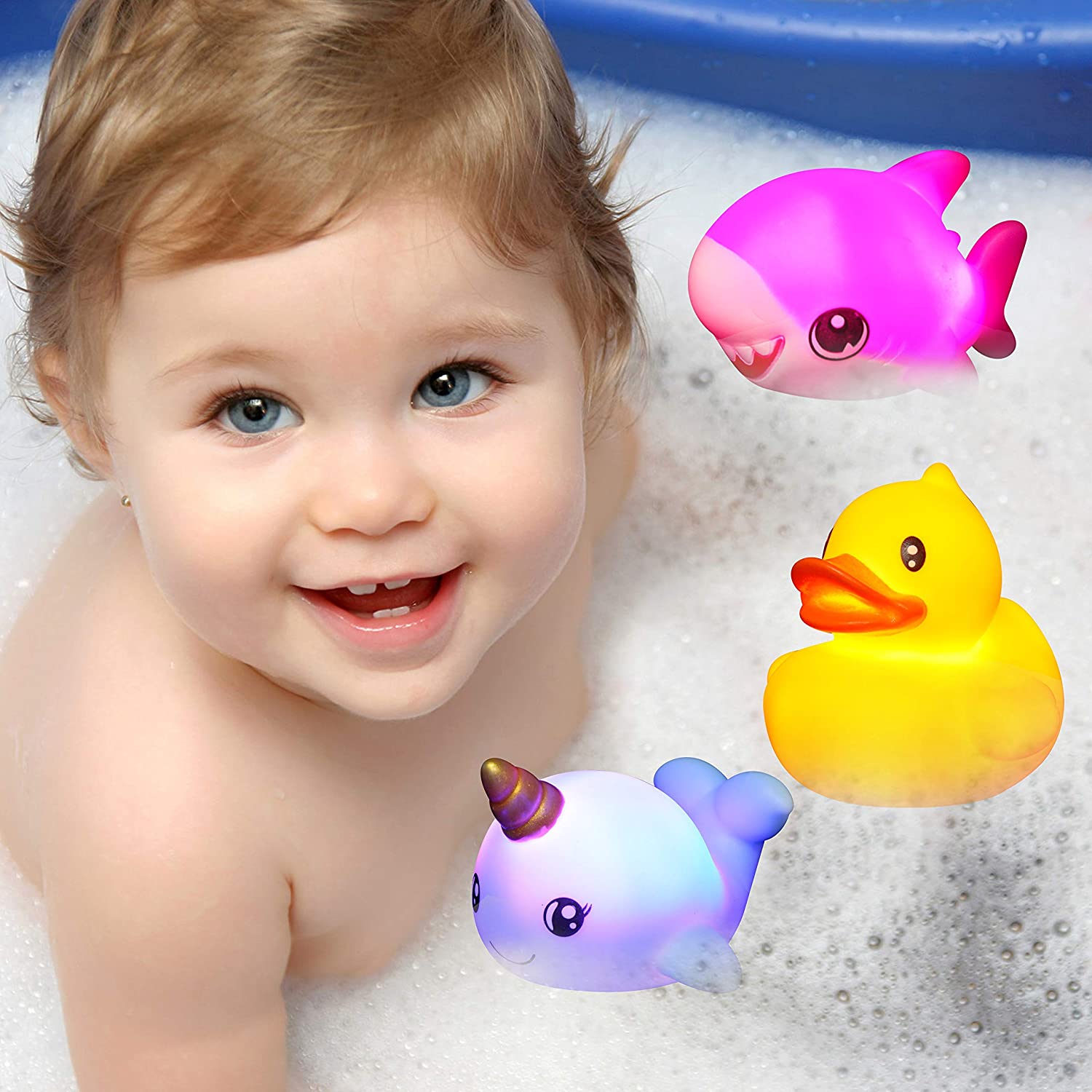 12 Packs Light-Up Bath Toys - Image 7