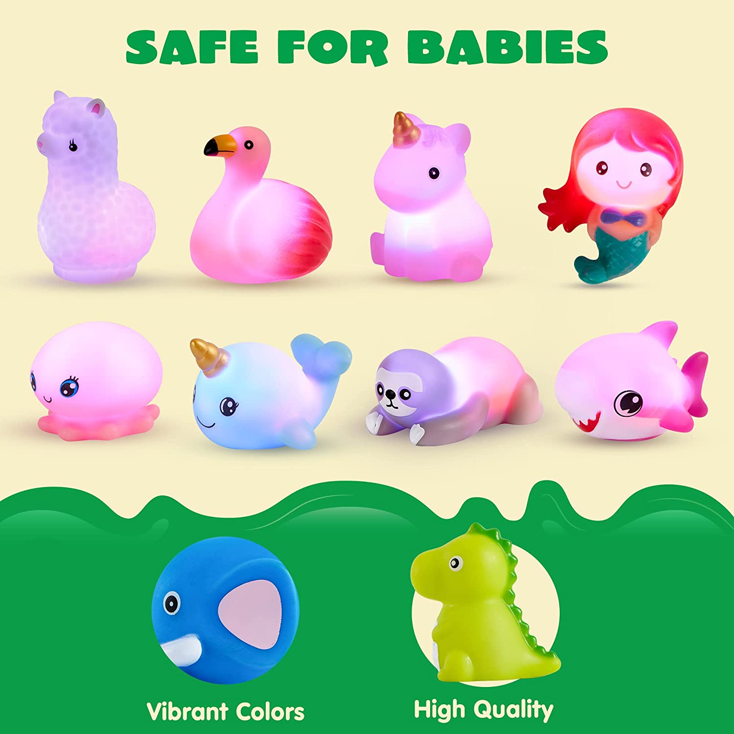 12 Packs Light-Up Bath Toys - Image 5