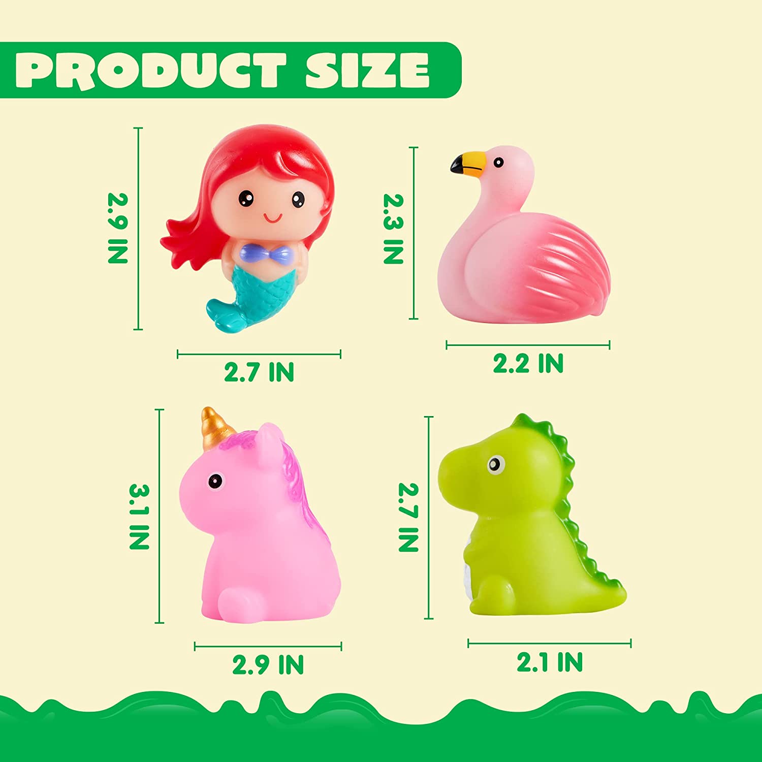 12 Packs Light-Up Bath Toys - Image 6