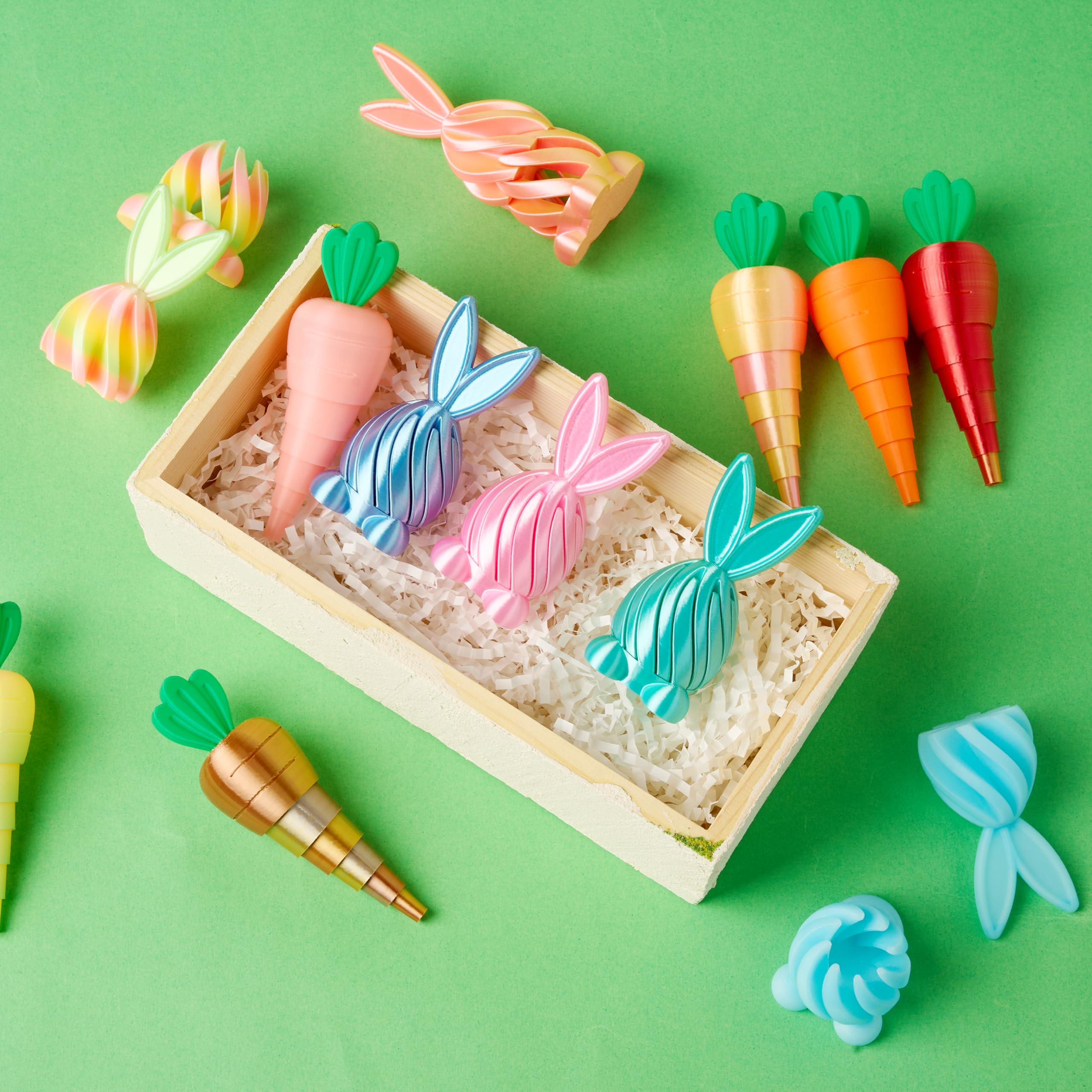 12 Pcs 3D Printed Easter Fidget Toys for Party & Classroom - Image 6