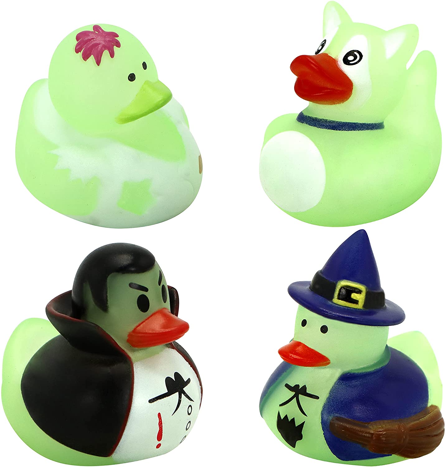 12pcs Halloween Duckies Glow in the Dark for Fun Bath - Image 6