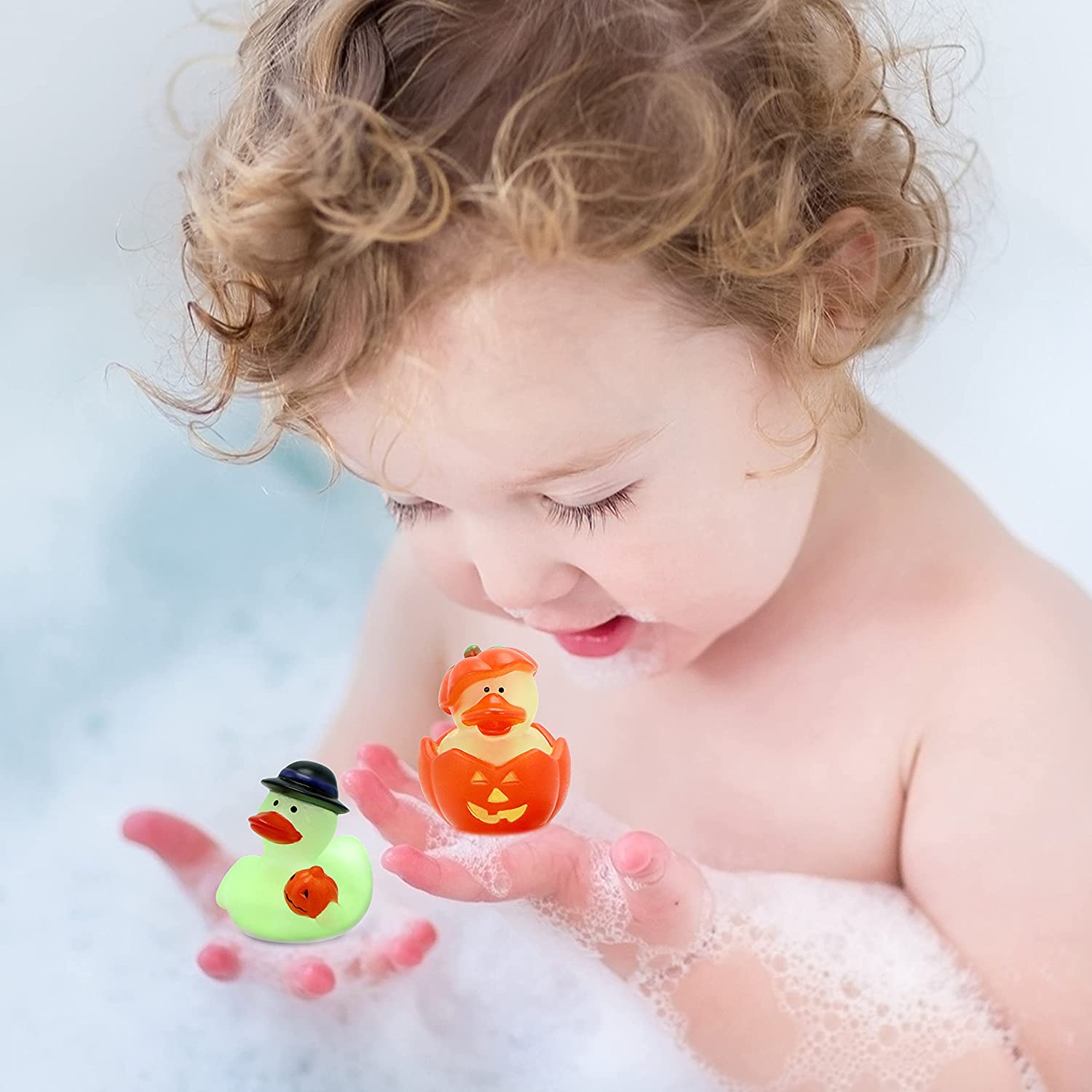 12pcs Halloween Duckies Glow in the Dark for Fun Bath - Image 7