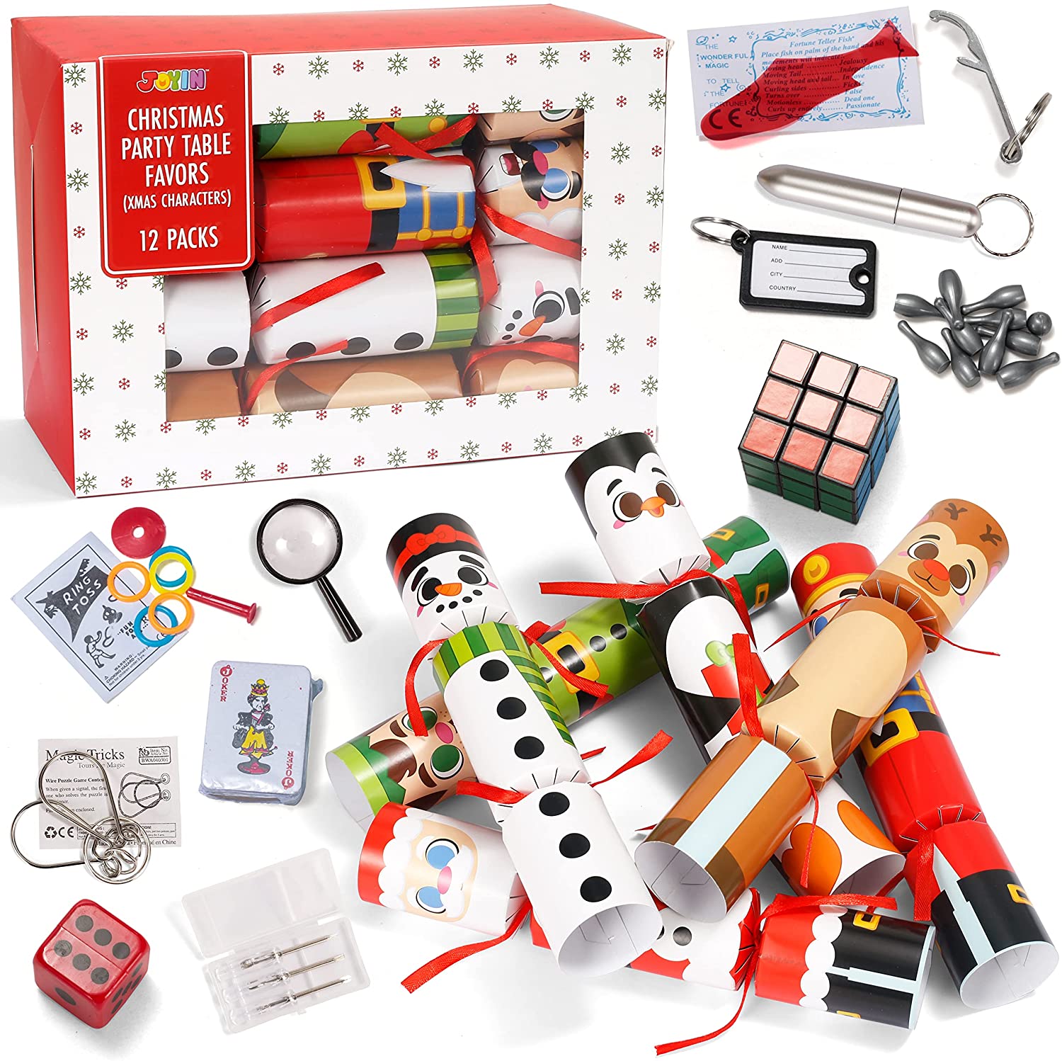 Christmas Characters No-Snap Party Favors, 12 Pack - Image 6