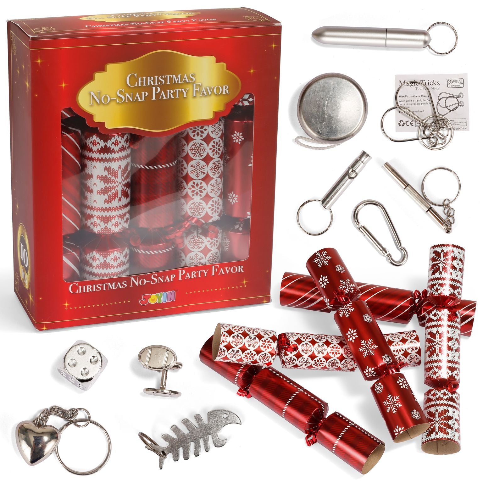 Christmas Party Table Favors (Red Deluxe), 10 Pack - Image 5