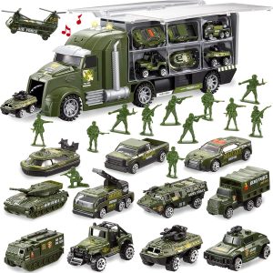 25 in 1 Die-cast Military Toy Set