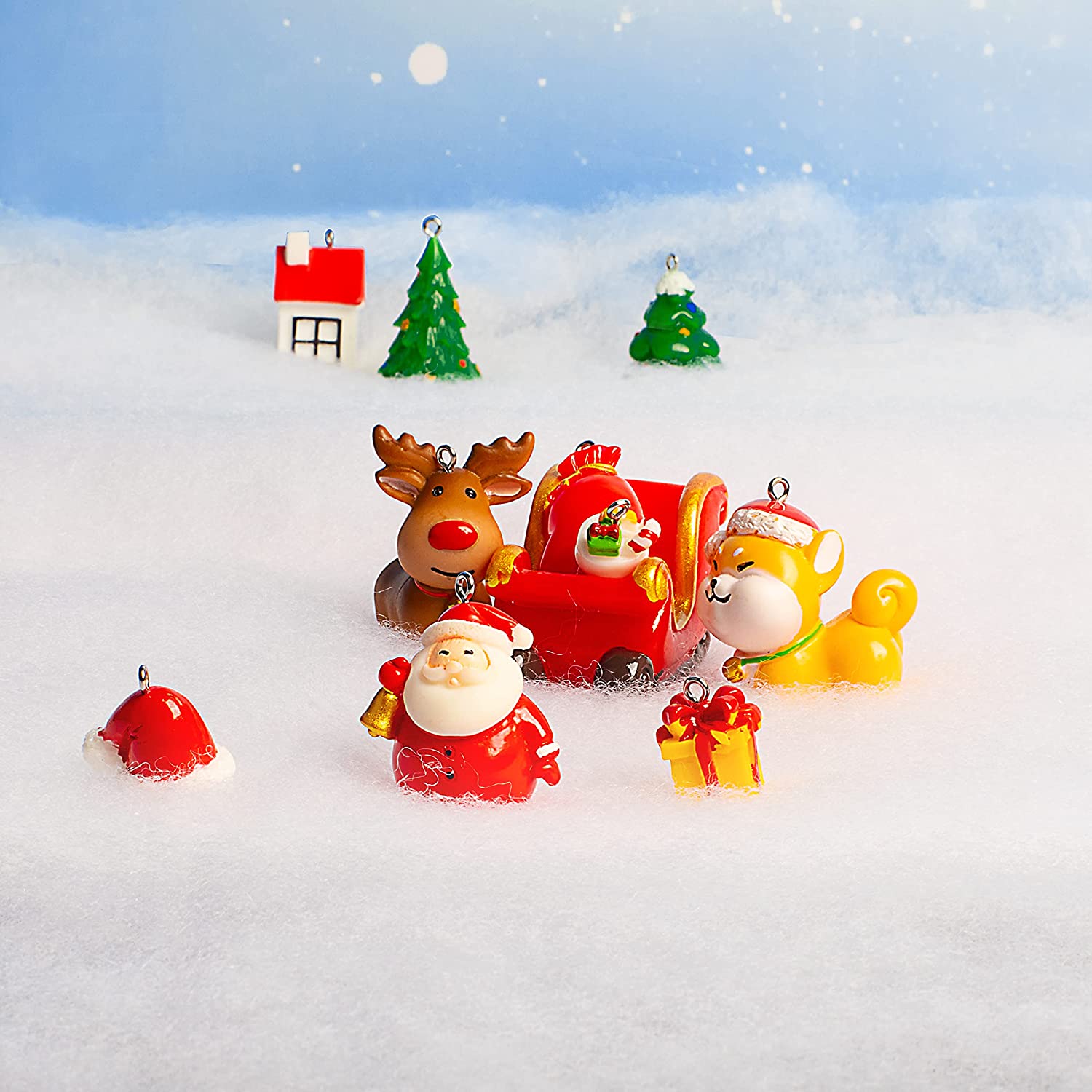 Christmas Snow Blanket Roll, 3 Pcs - Image 2