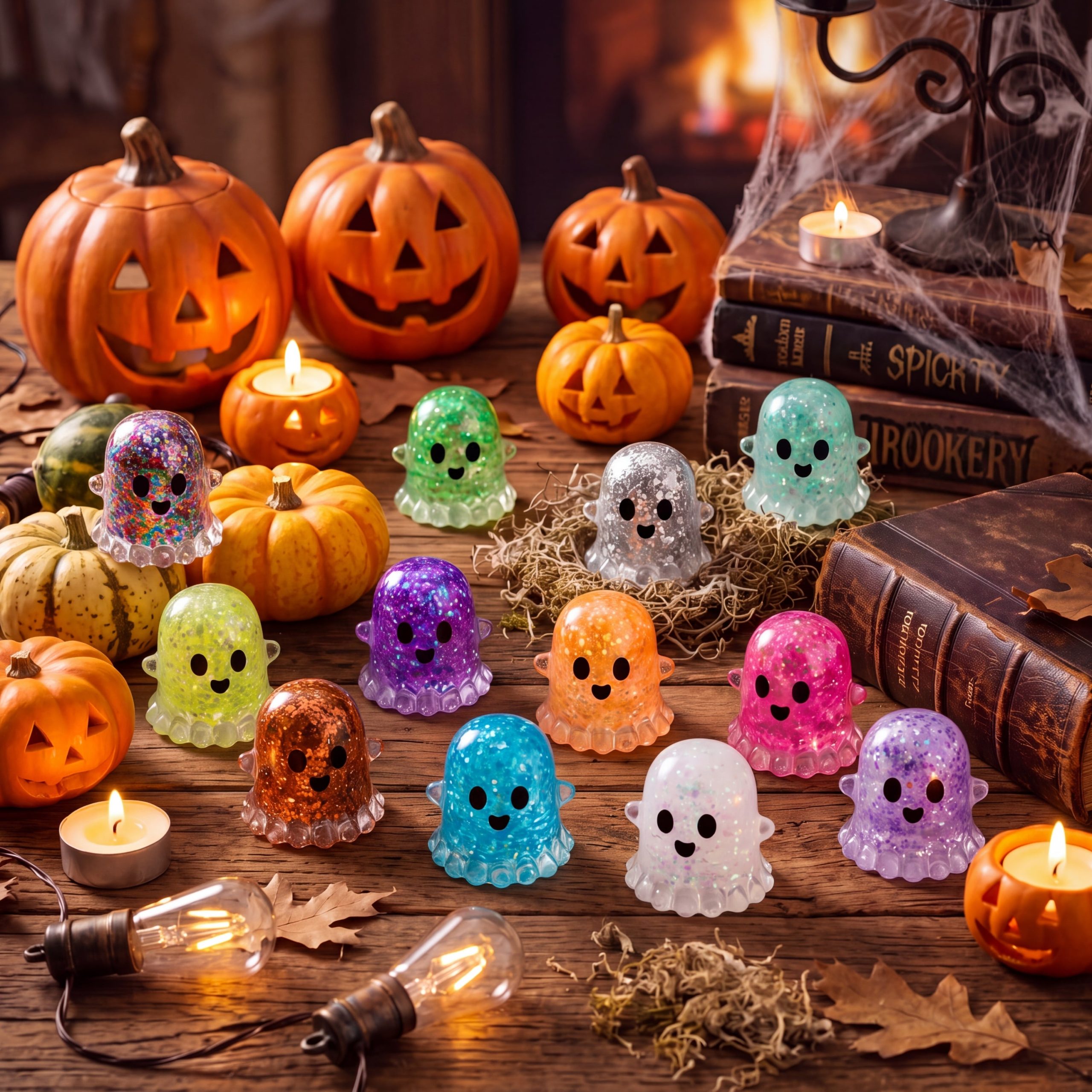 JOYIN 12 Pack Halloween Ghost Squishy TOY - Image 8