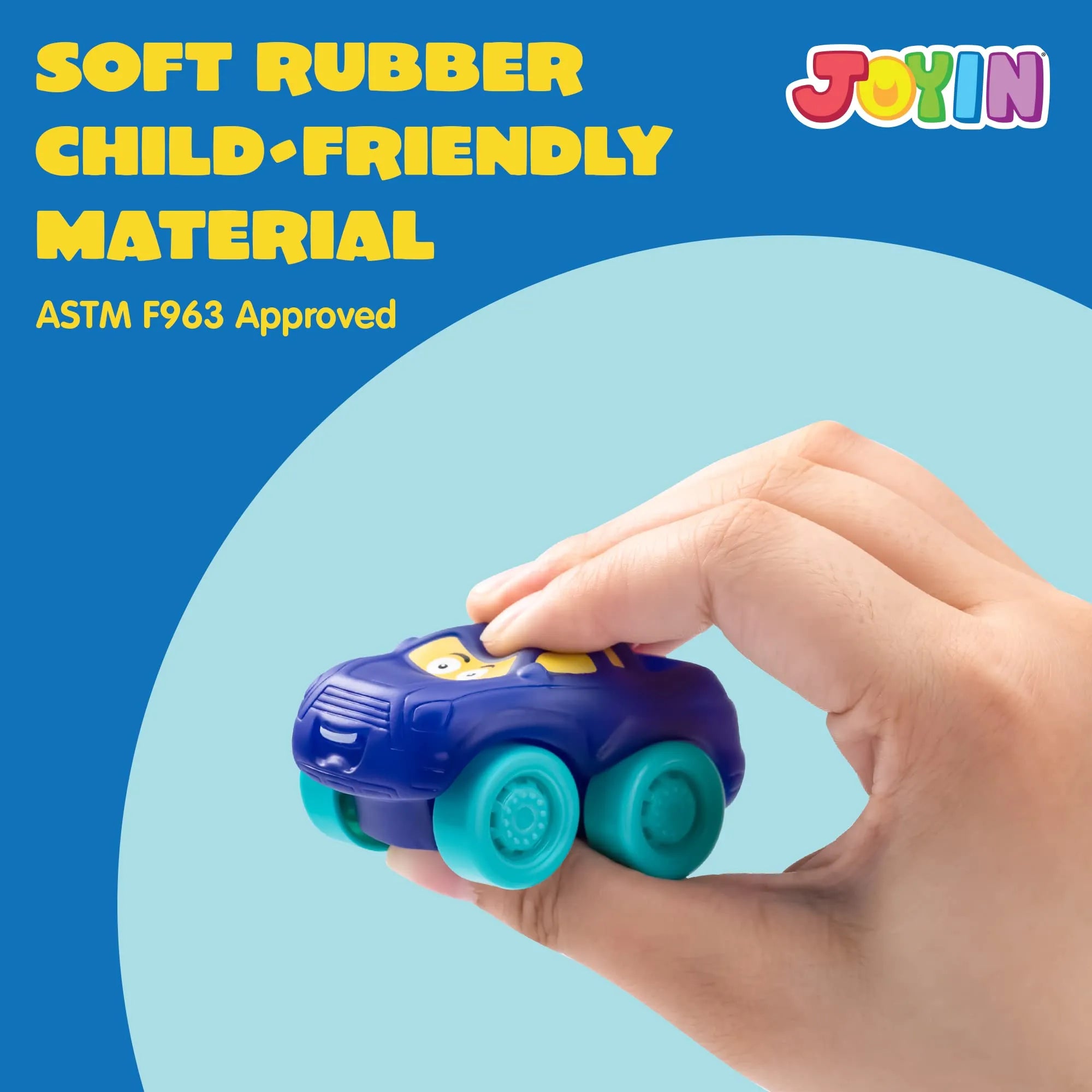 16Pcs Rubber Mini Vehicles - Image 4