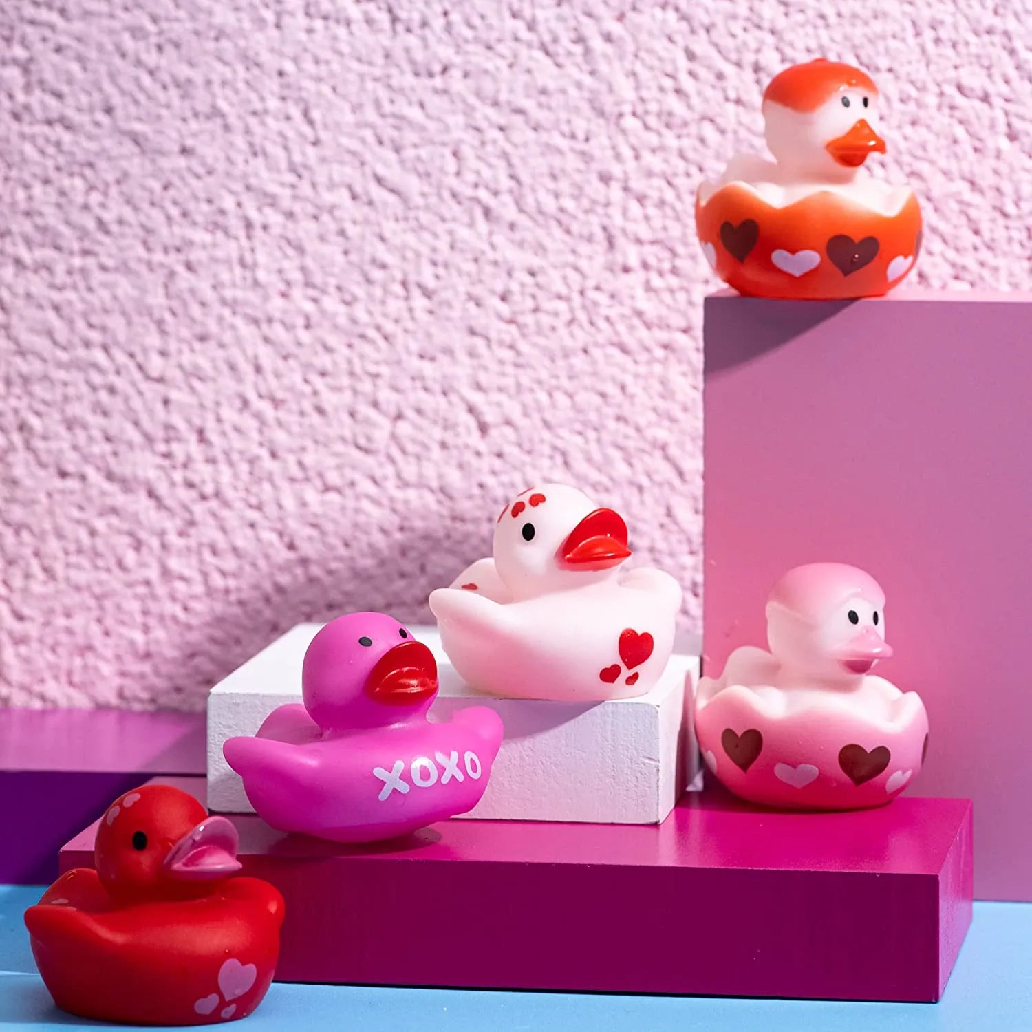 18Pcs Kids Valentines Day Cards with Rubber Ducks-Classroom Exchange Gifts - Image 7