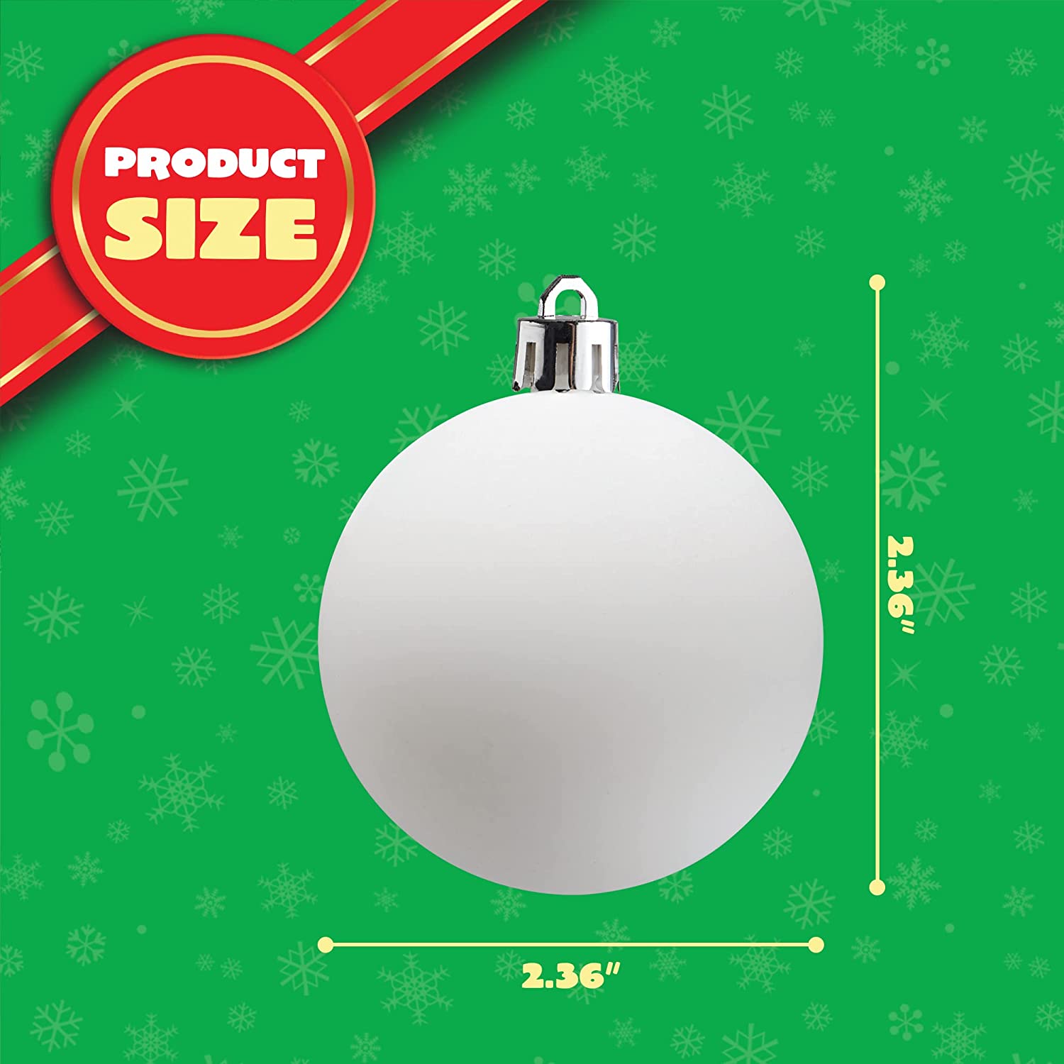 18Pcs Blank White Ball Ornaments for DIY - Image 6