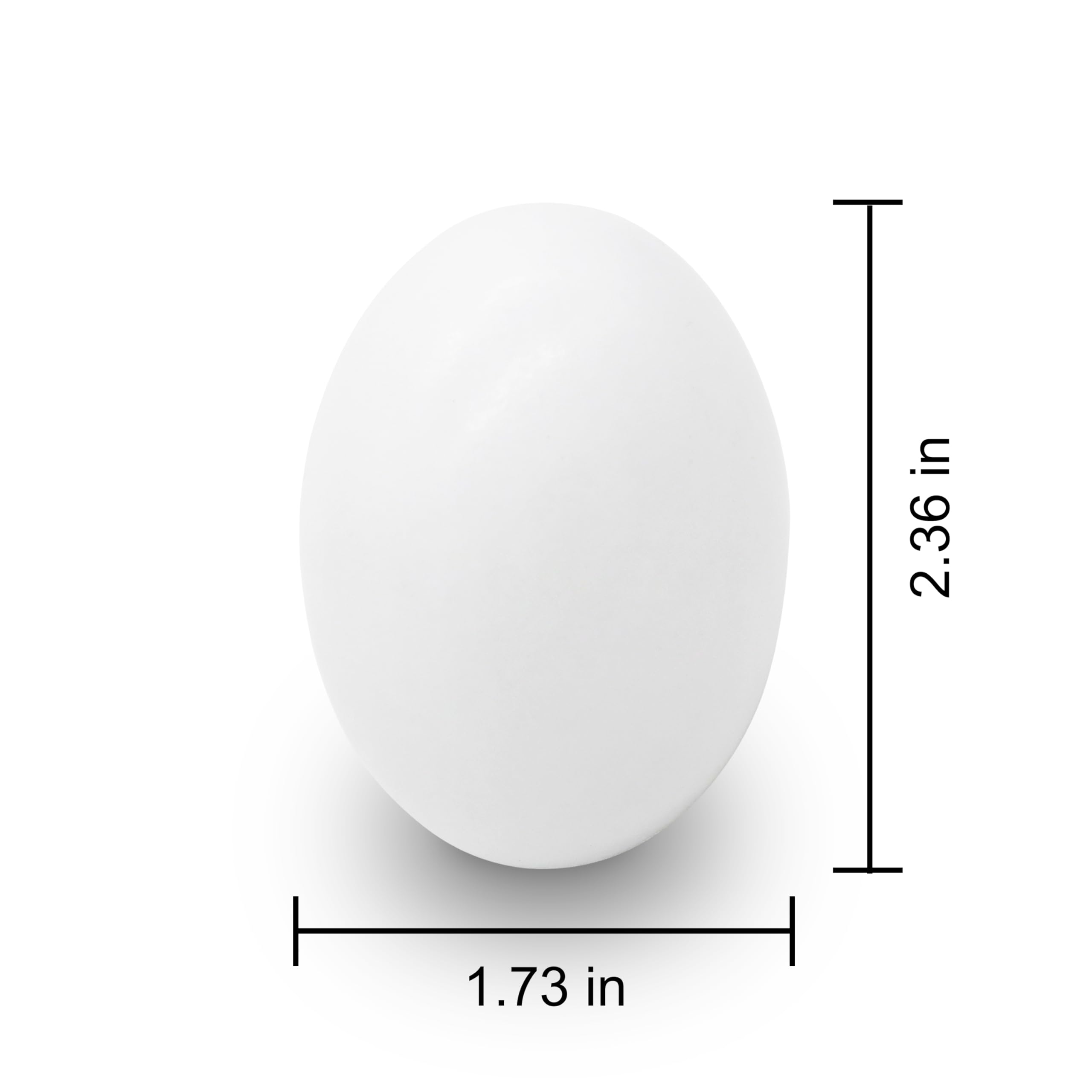 18 Pcs White Wooden Easter Eggs for DIY Decor & Craft Activities - Image 6