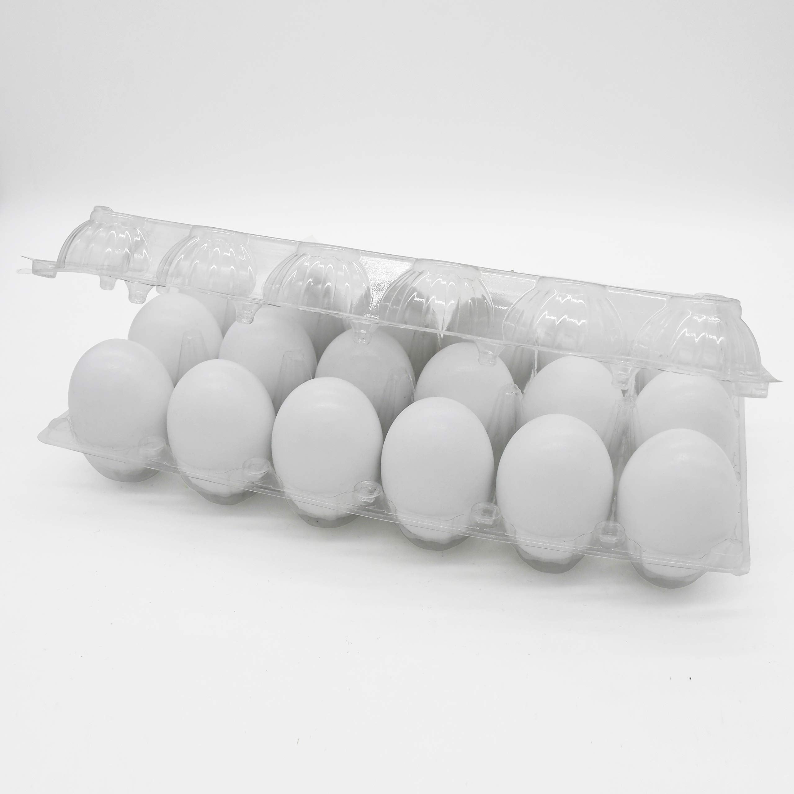 18 Pcs White Wooden Easter Eggs for DIY Decor & Craft Activities - Image 7