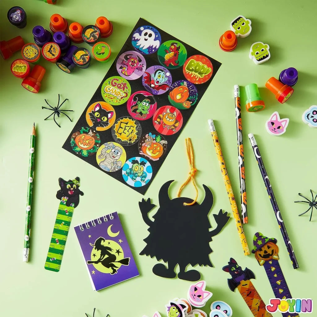 192Pcs Halloween Themed Stationery Set - Image 4