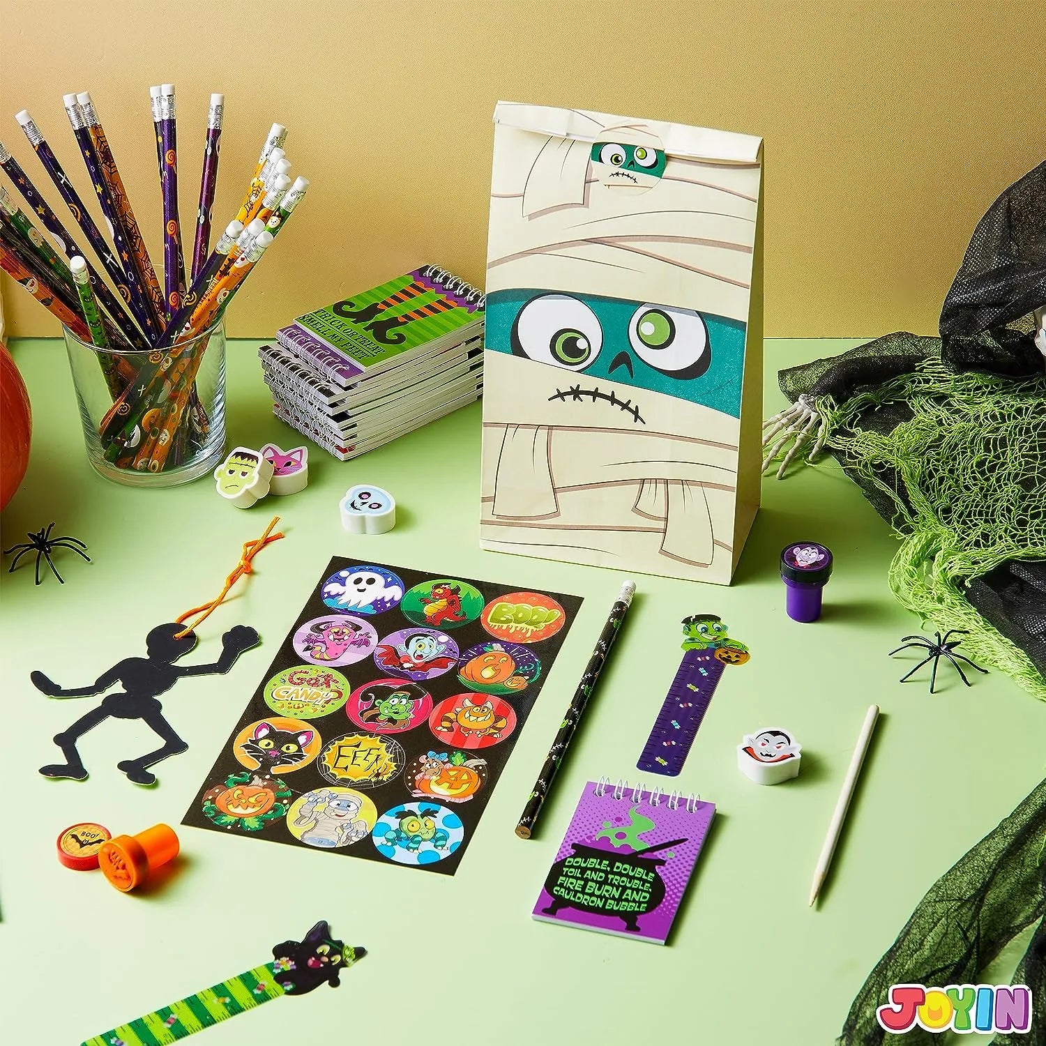 192Pcs Halloween Themed Stationery Set - Image 9