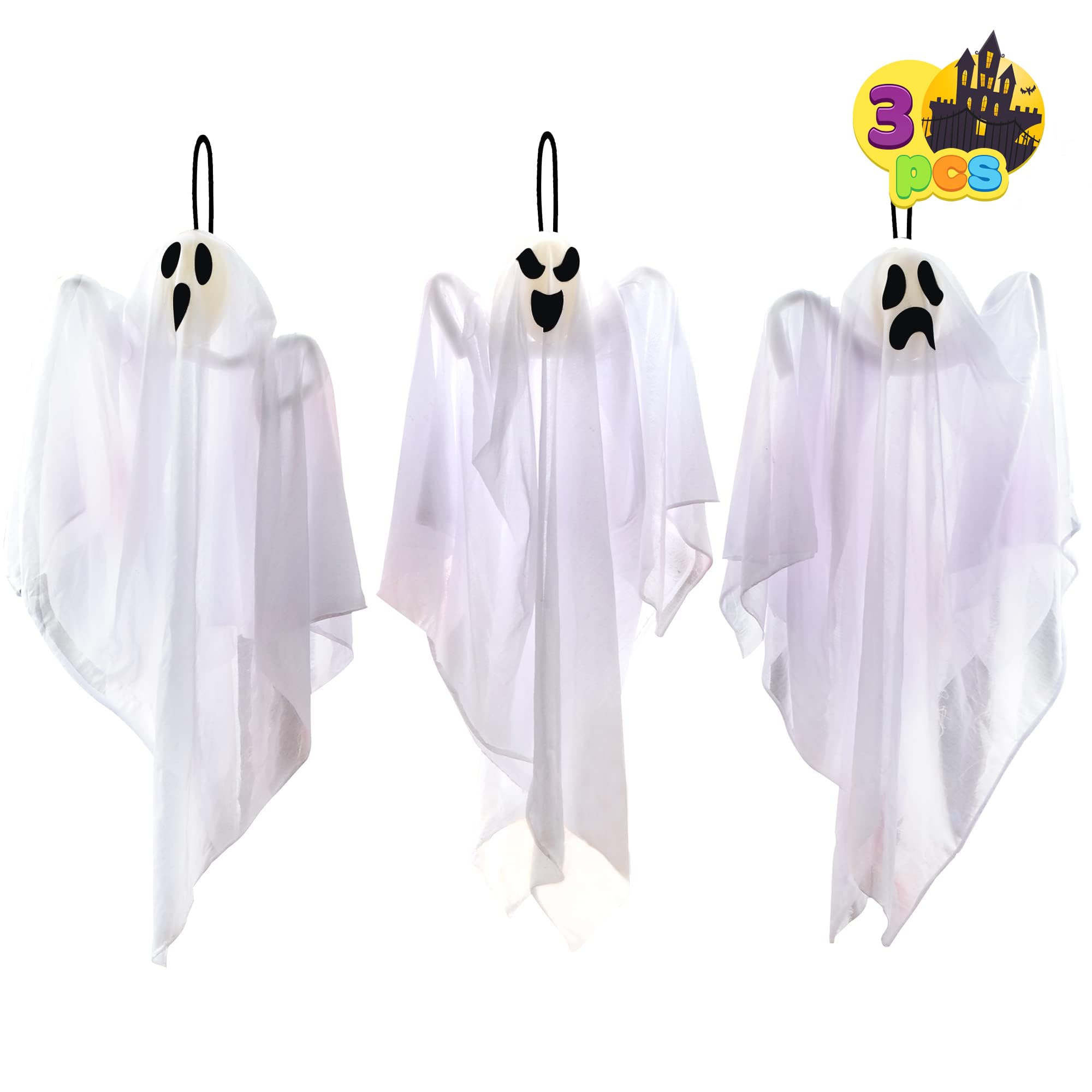 1 PC 27.5 Halloween Hanging Ghosts Decorations Outdoor - Image 8