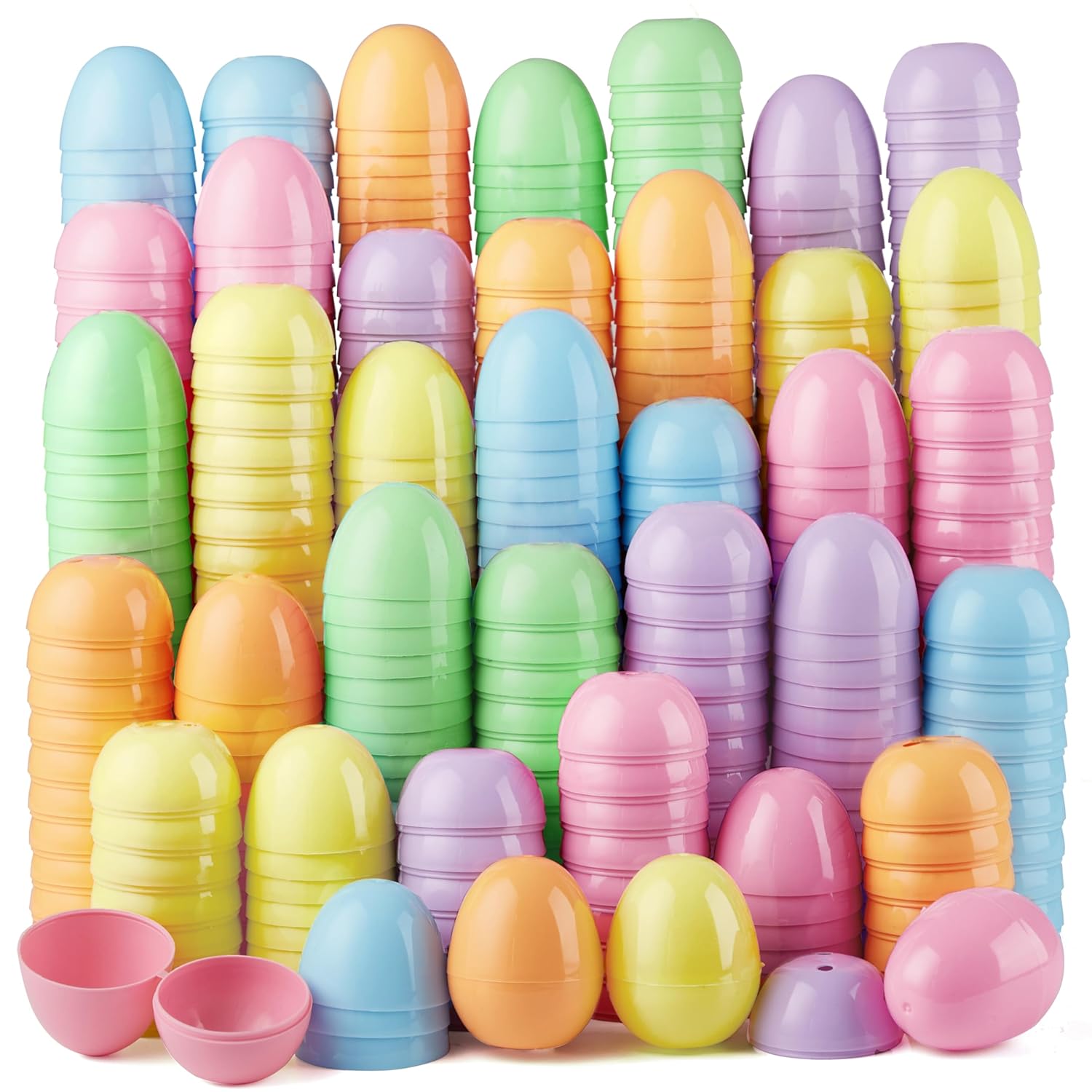 25PCS Pastel Easter Eggshell Bulks for Easter Hunt