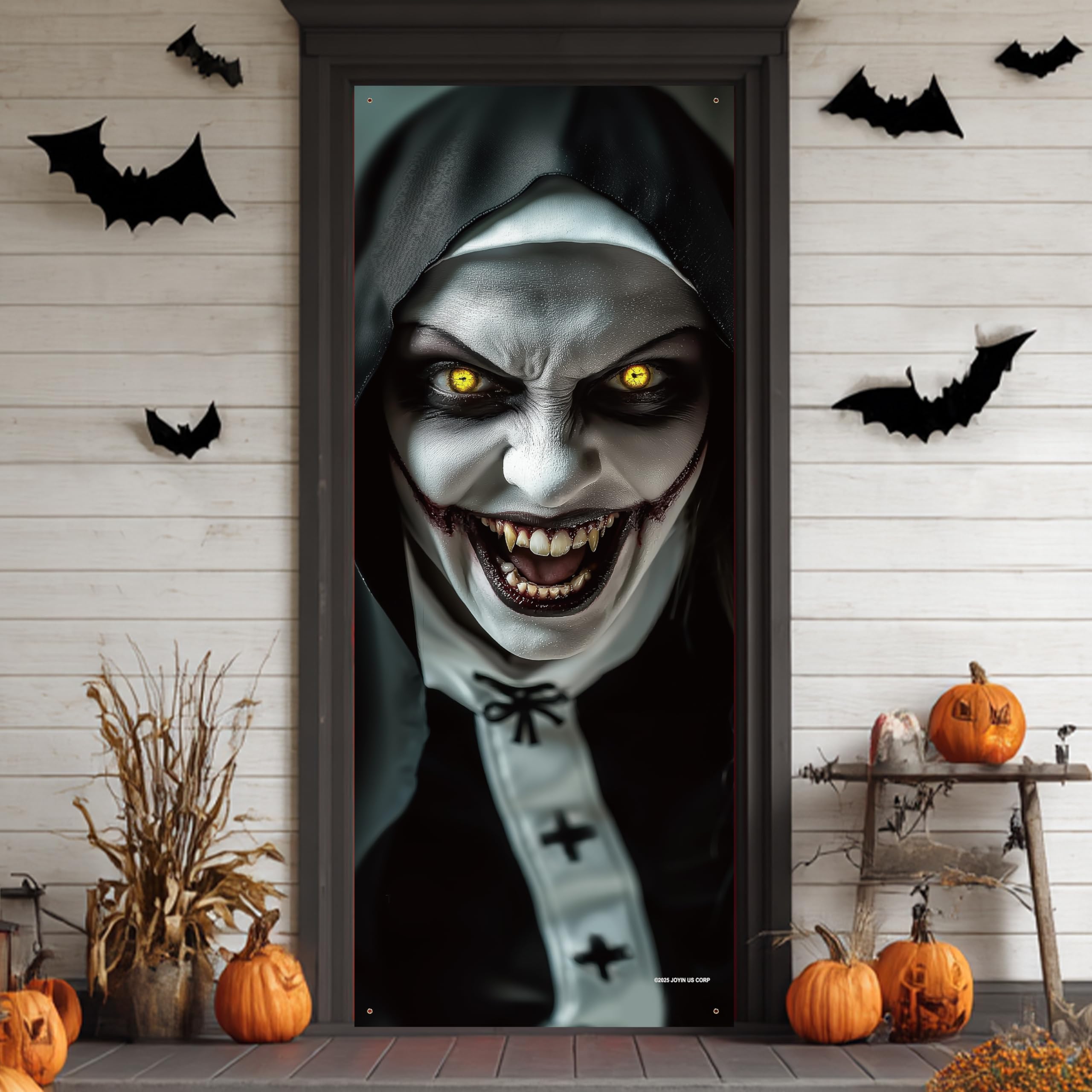 Halloween Scary Ghost Door Cover Decorations Indoor
