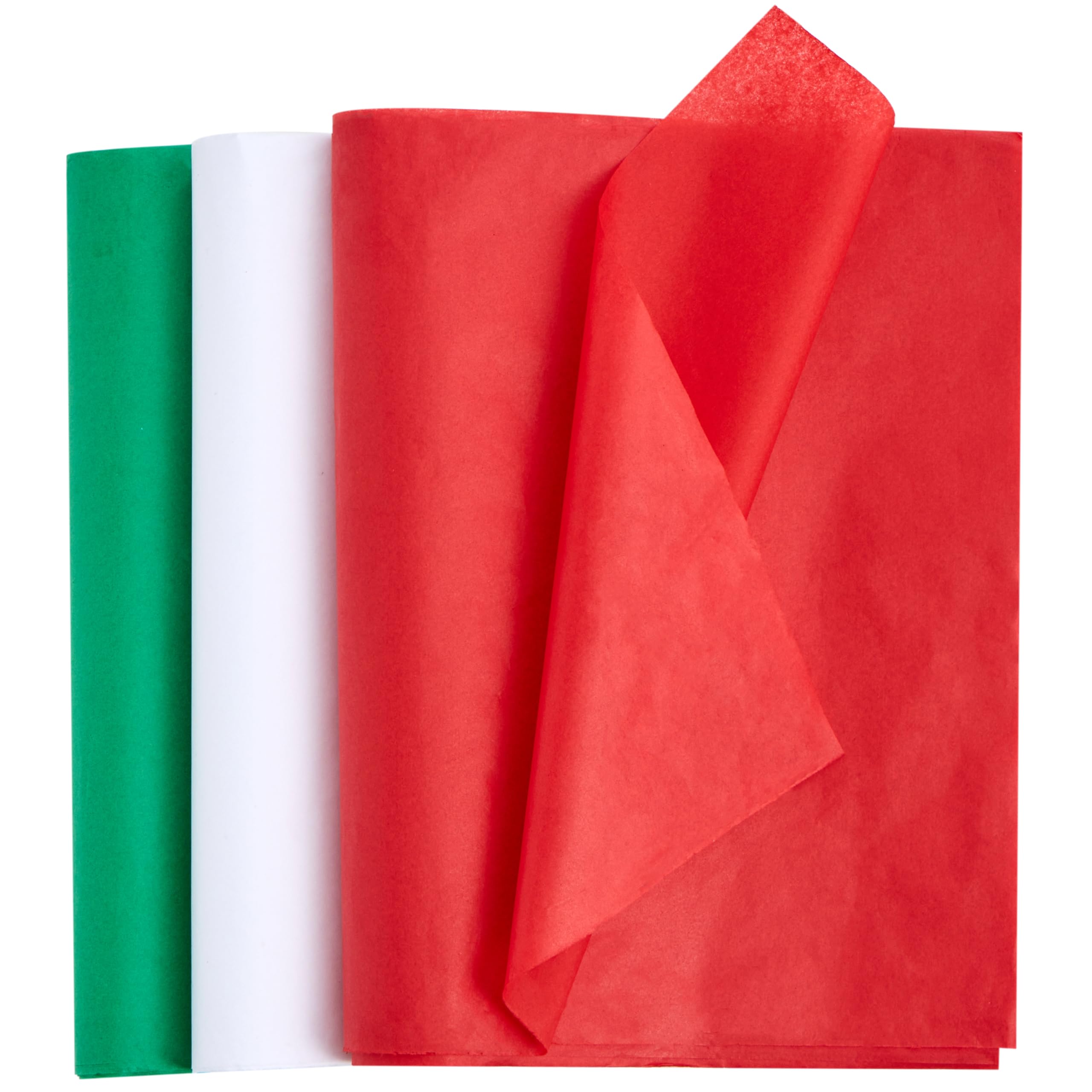36 Sheets Christmas Tissue Paper Red, Green & White - Image 9