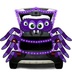 Halloween Trunk or Treat Car Decorations Kit Spider Theme