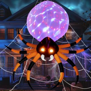 8 FT Halloween Inflatable Giant Spider Outdoor Decorations