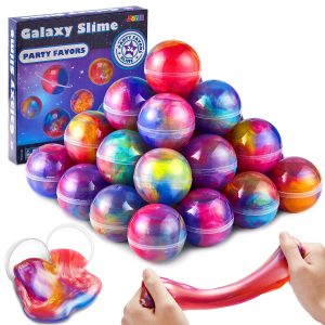 24 Pack Galaxy Slime Ball Party Favors