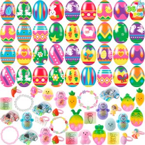 36 Pcs Prefilled Easter Eggs with Assorted Toys