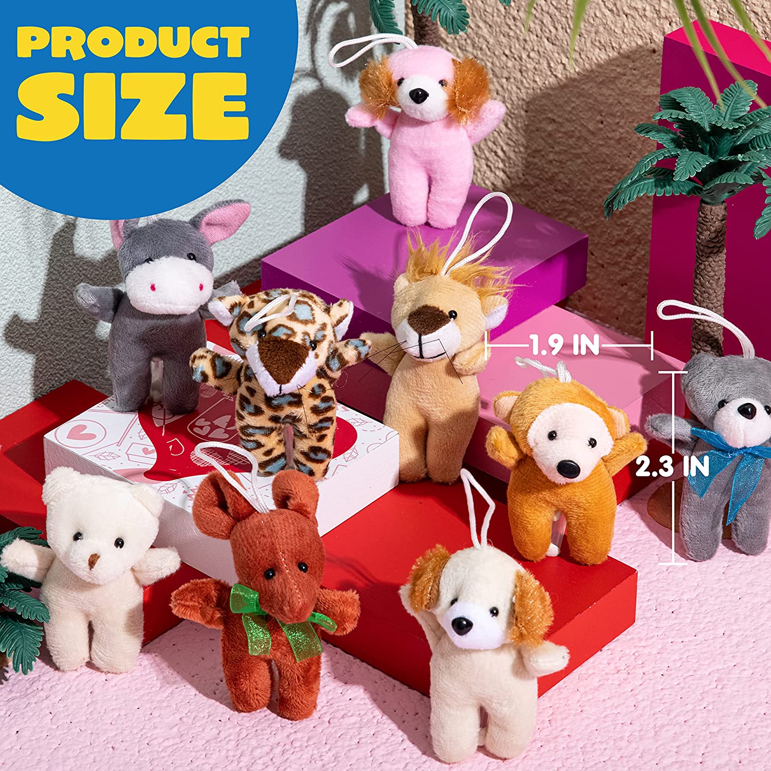 24 Mini Plush Animal Toys - Image 6