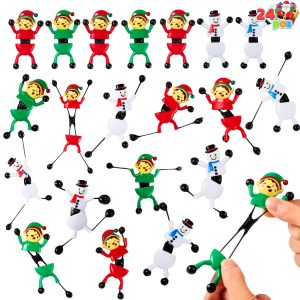 24 PCS Christmas Climbing Man Stretchy Toys