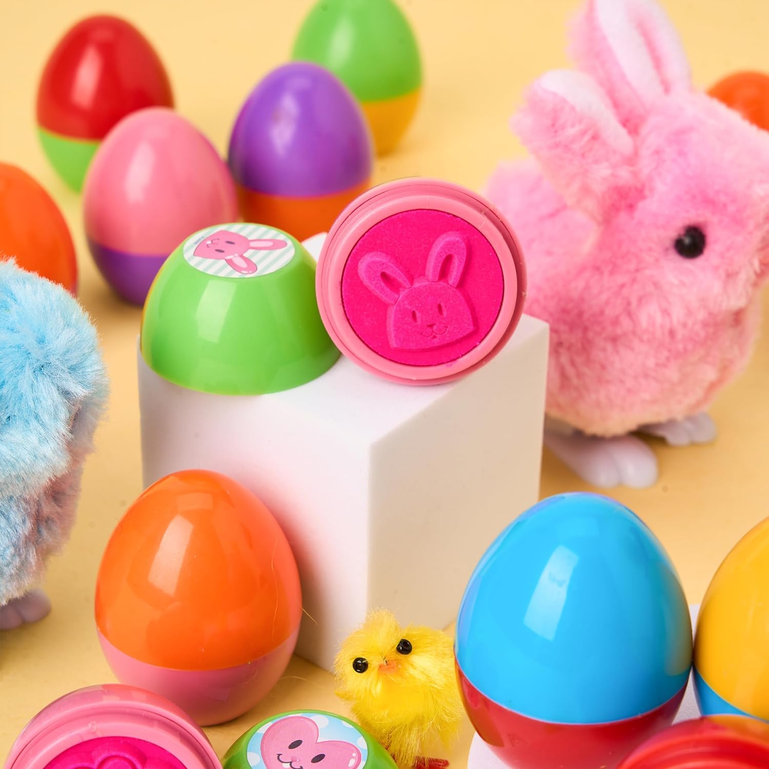 24 Pcs Easter Egg Stampers Toys for Egg Hunt, Party Favors & Classroom Prizes - Image 5