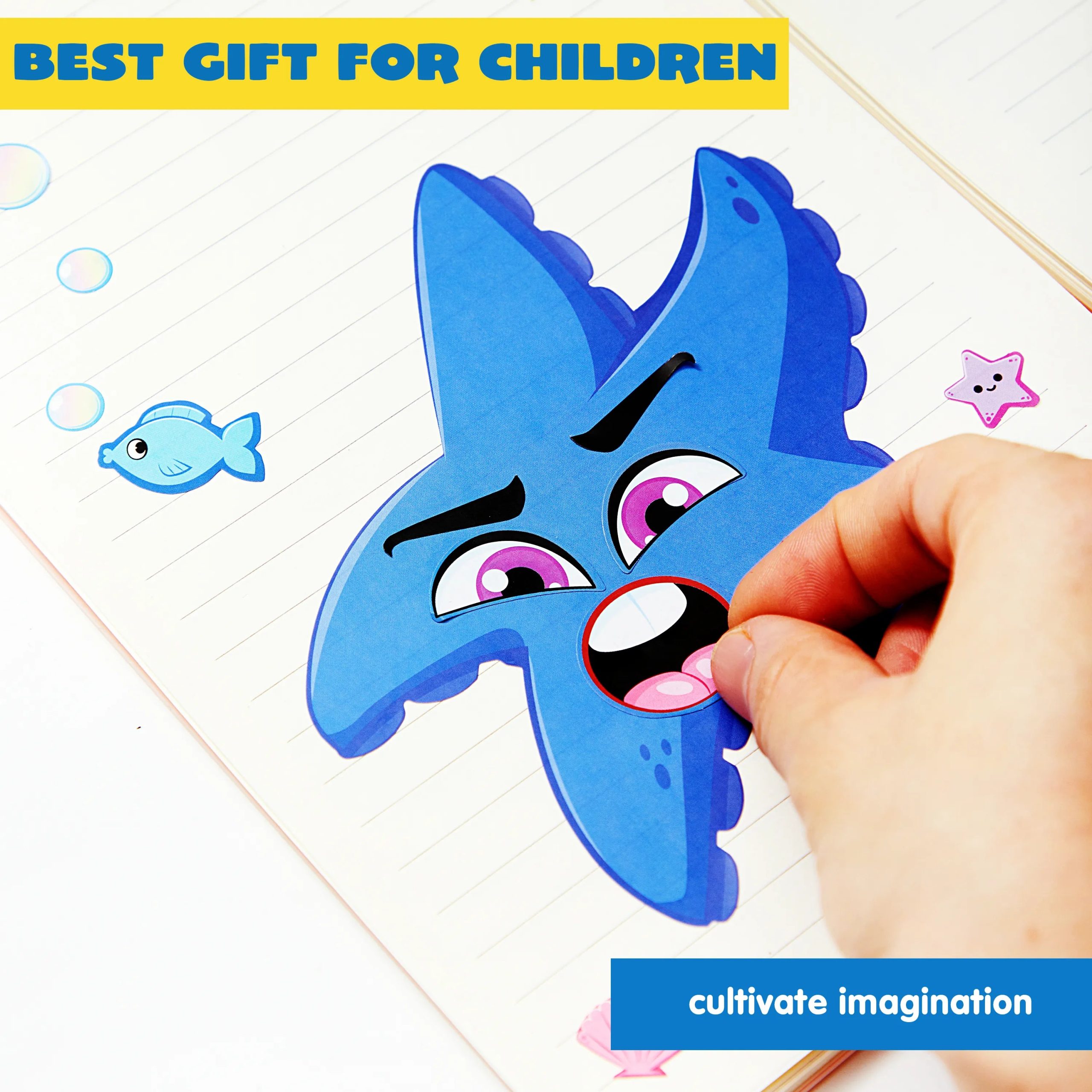 24 pcs Make-a-face Sticker Sheets - Image 5