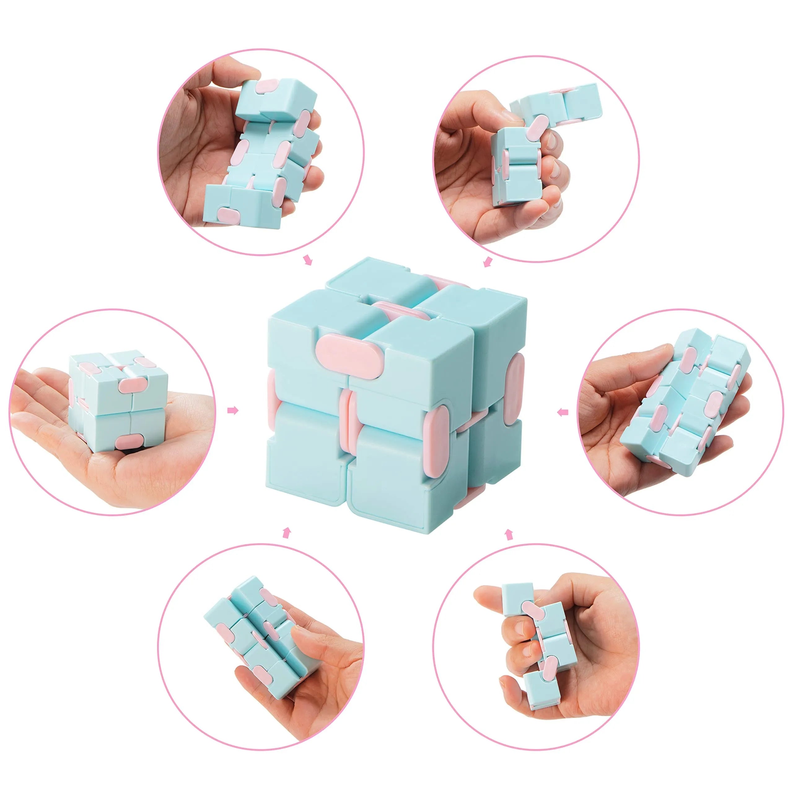 28Pcs Infinity Cube with Kids Valentines Cards for Classroom Exchange - Image 6