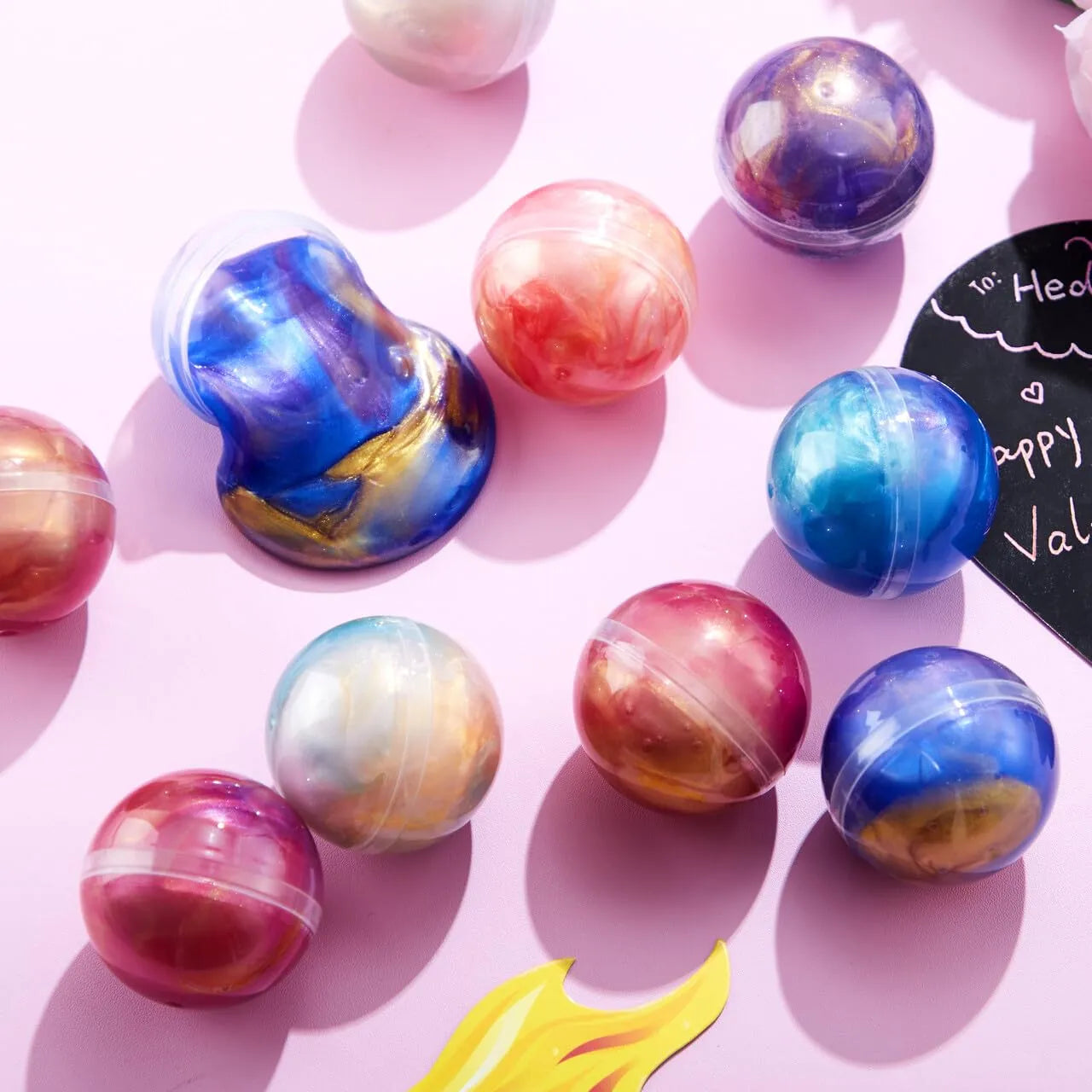 30Pcs Cosmic Realm Valentine Slime with Kids Valentines Cards - Image 7