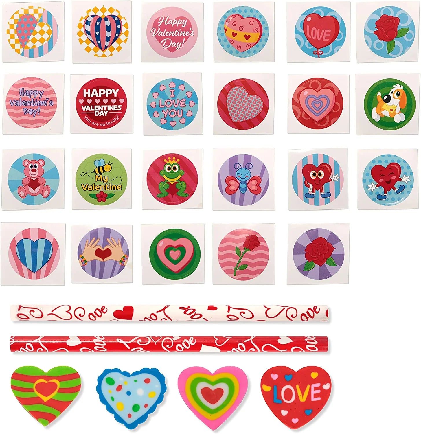 28pcs Kids Valentines Cards with Stationery Set-Classroom Exchange Gift - Image 5