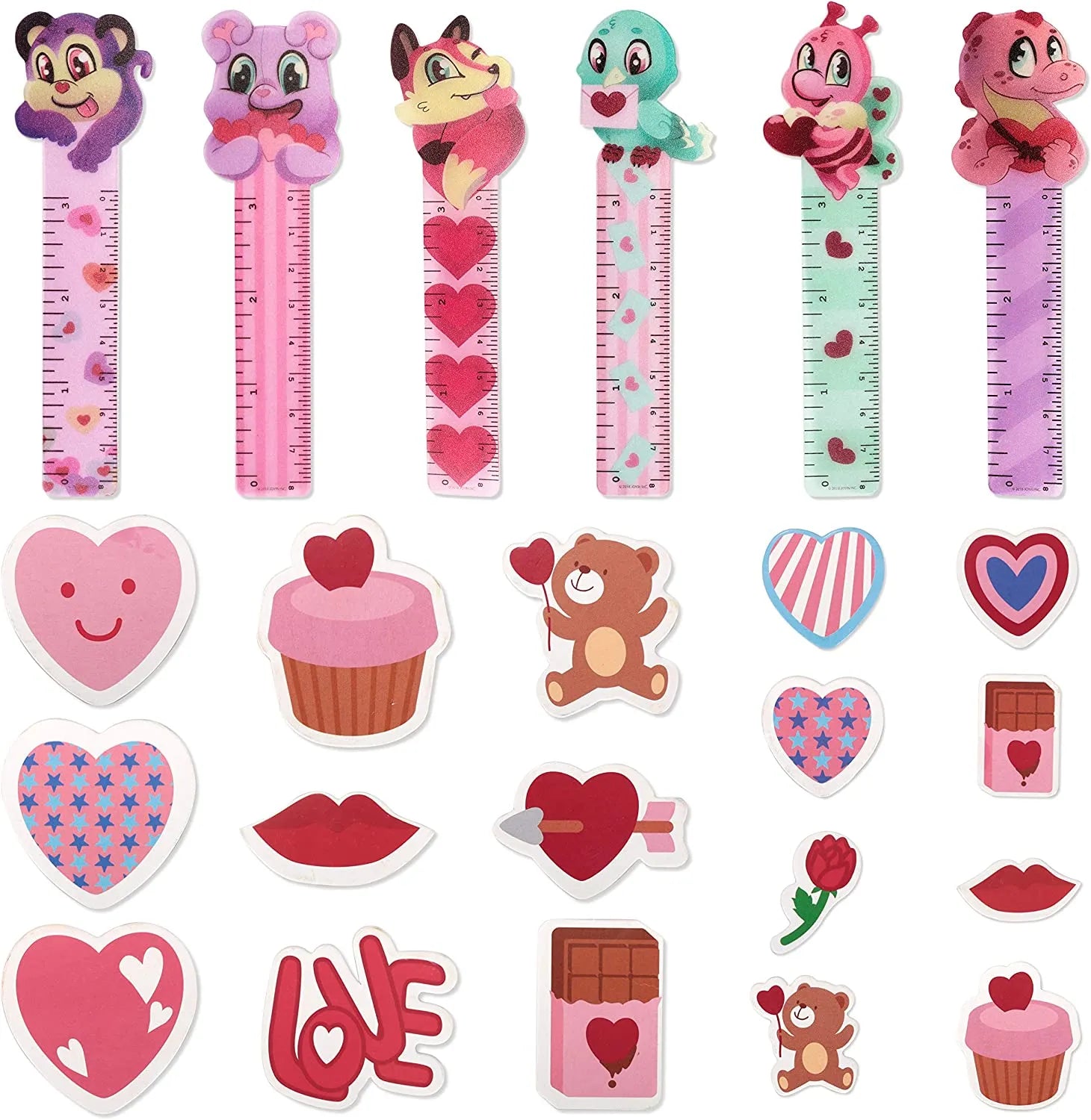 28pcs Kids Valentines Cards with Stationery Set-Classroom Exchange Gift - Image 6
