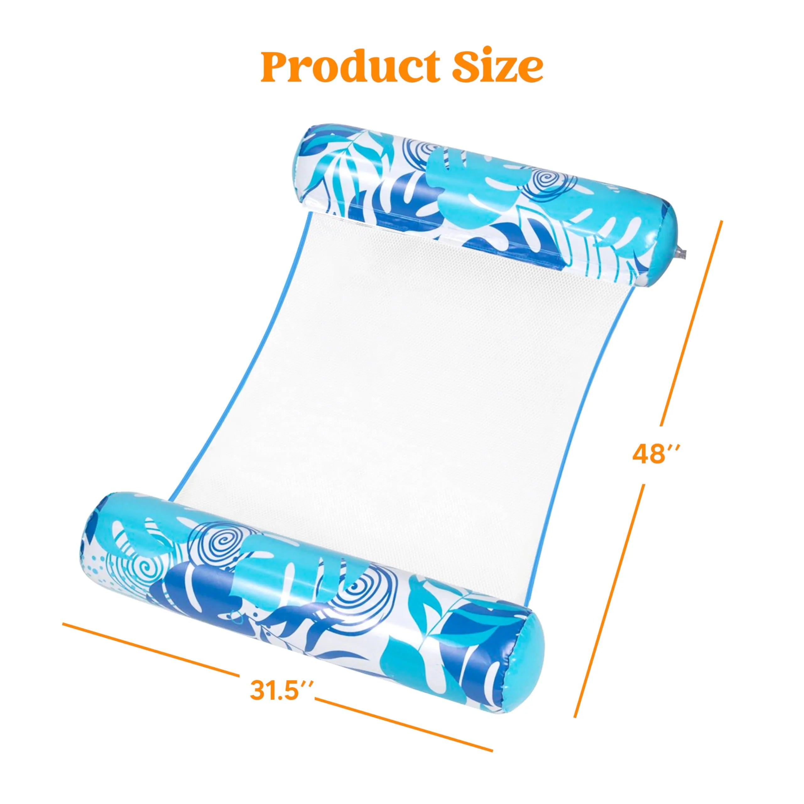 2 Packs 4-in-1 Multi-Purpose PVC Inflatable Pool Floats - Image 7