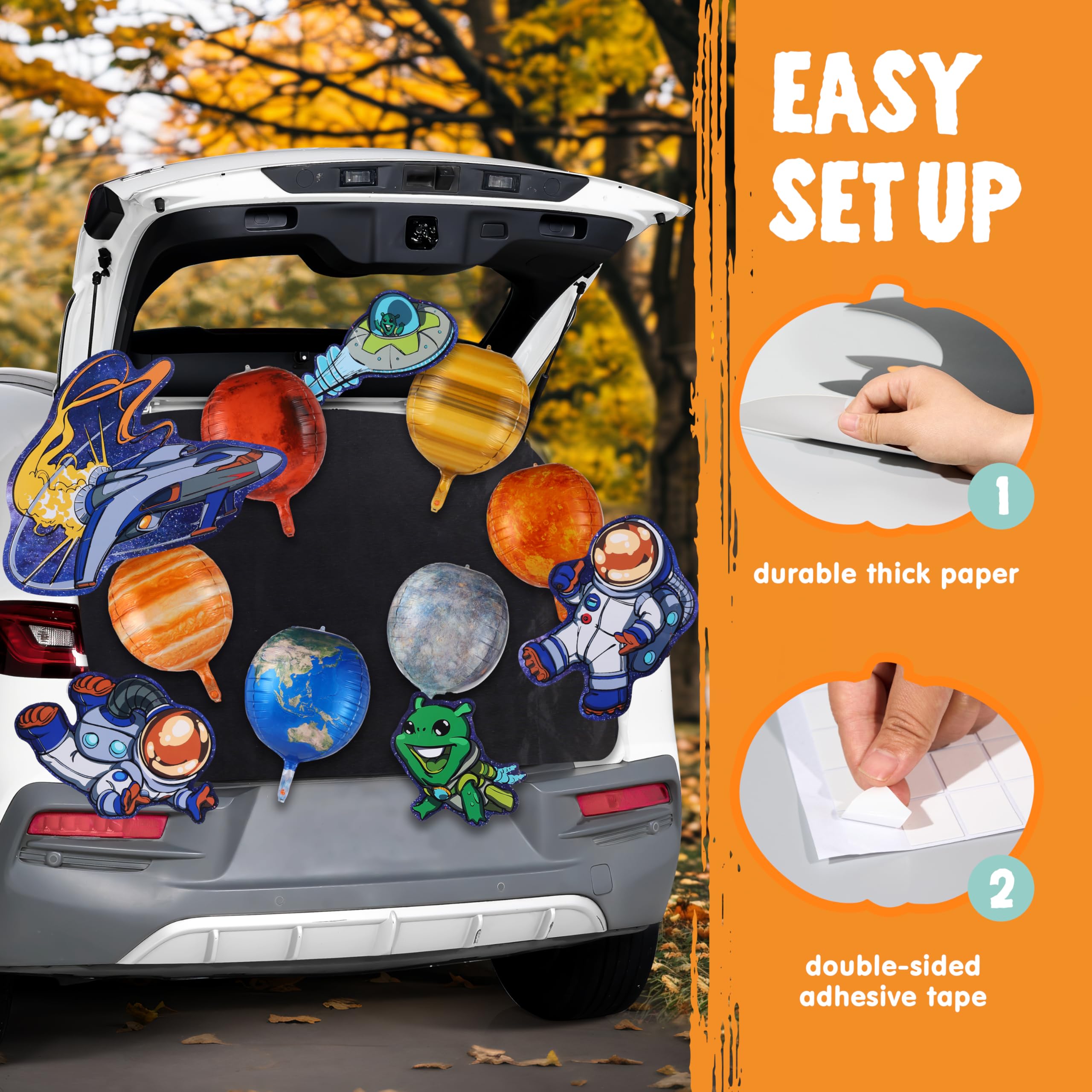 Halloween Space Theme Trunk or Treat Decorations Kit - Image 2