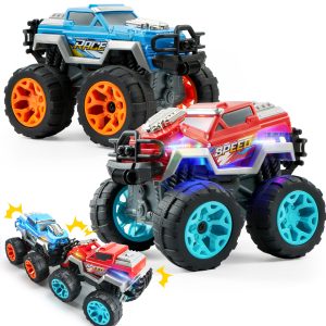 2 Pack Smash & Bump Monster Truck Toys