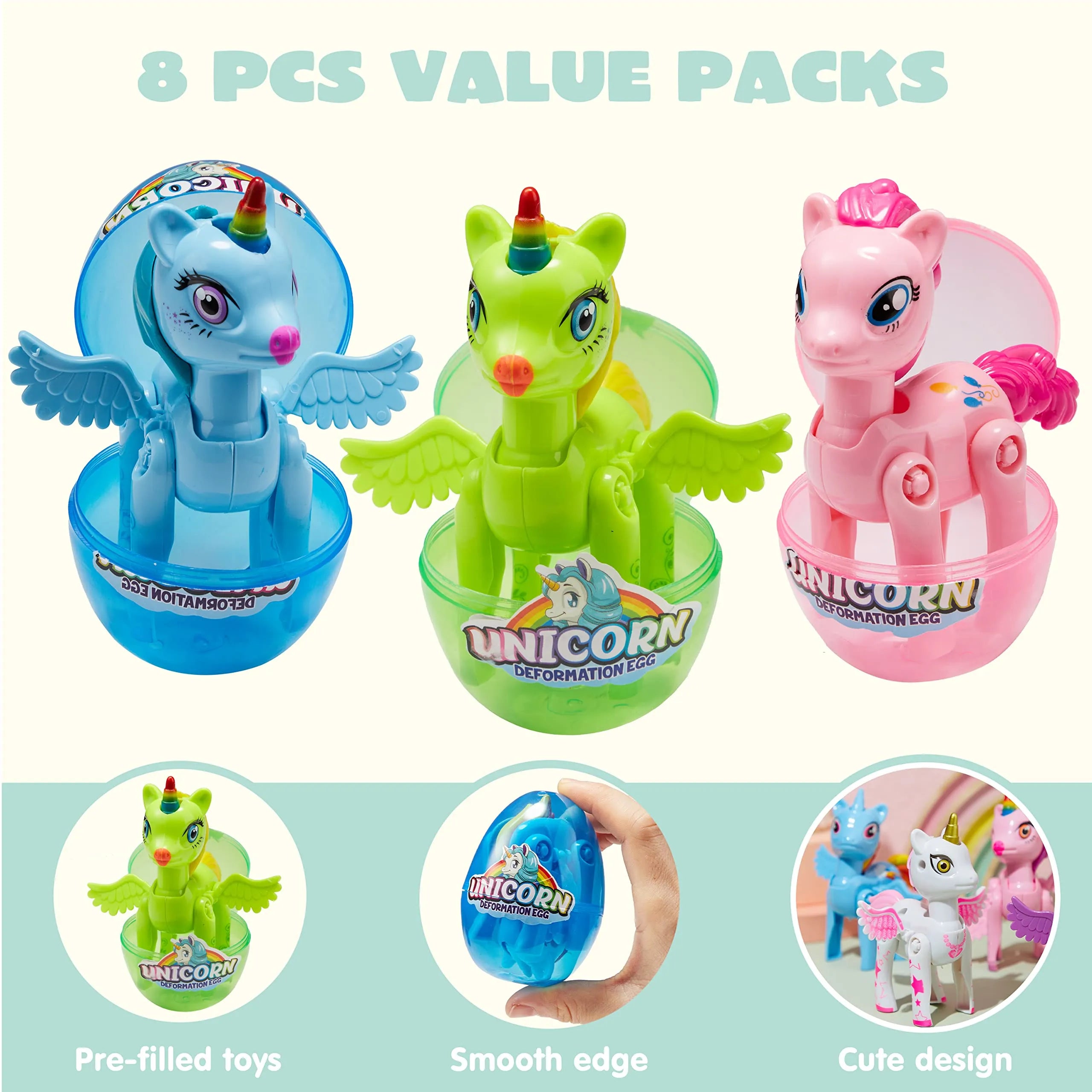 12Pcs Animal Plush Toys Prefilled Easter Eggs 2.5in - Image 8