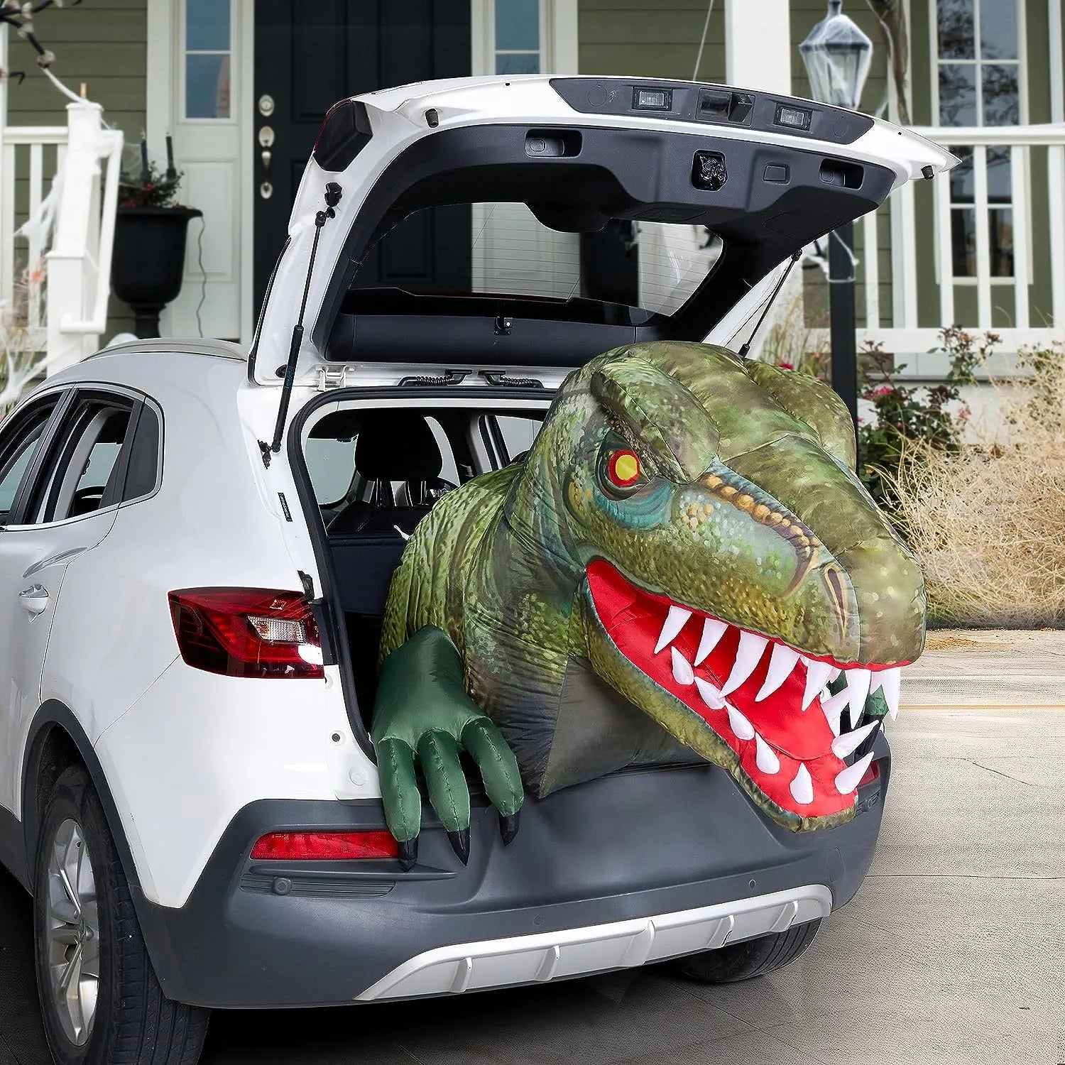 3.6ft Dinosaur Trunk or Treat Halloween Inflatable - Image 3