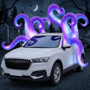 Joiedomi Halloween Inflatable Trunk or Treat Decor with LED
