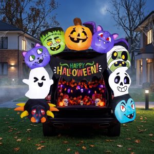 Joiedomi 6FT Halloween Inflatable Arch Trunk or Treat - LED