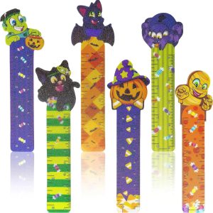 36Pcs 6Designs Halloween Bookmark Rulers